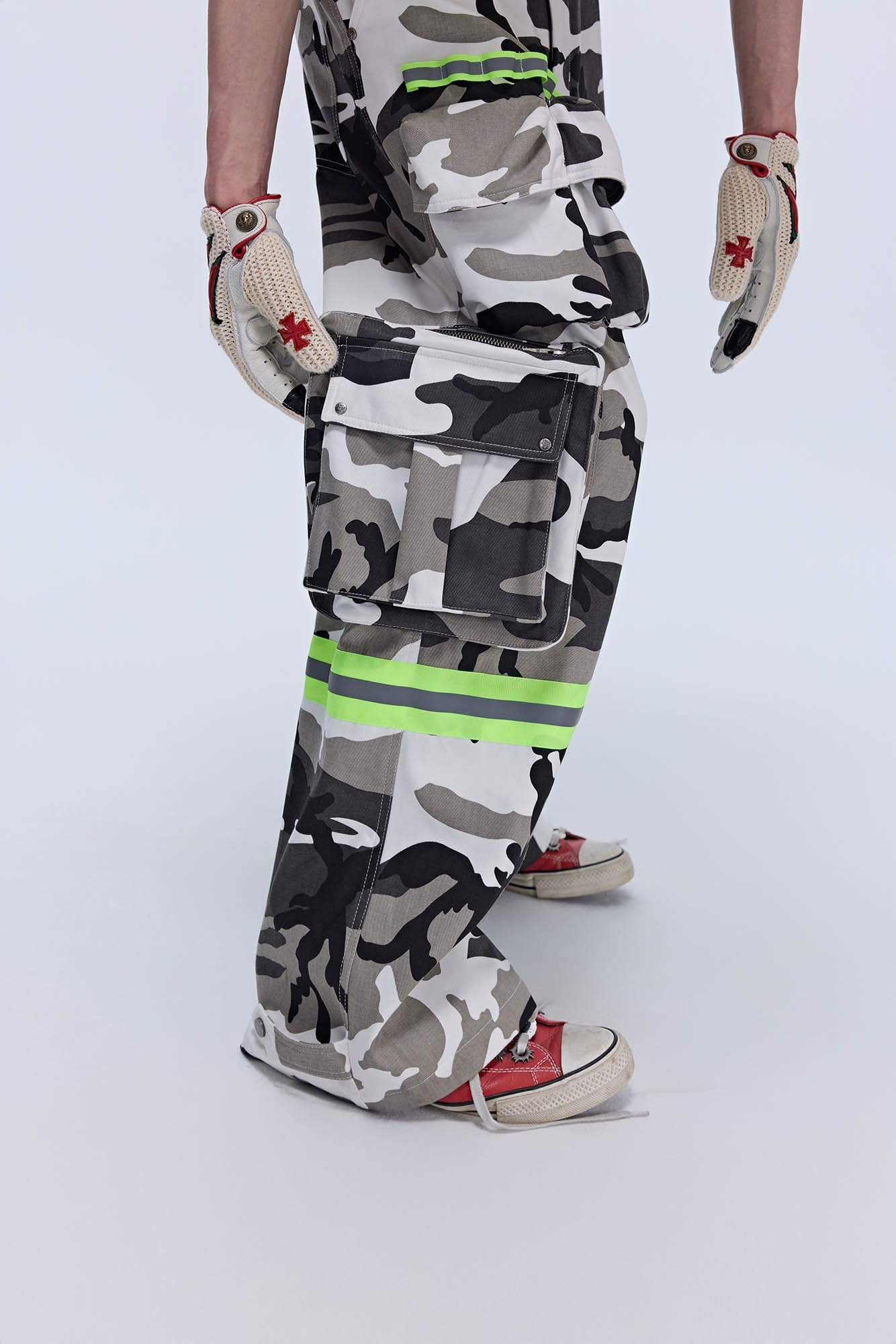 SAVAGEGROWTHWORLD Camo Reflective Multi-Pocket Cargo Pants, premium urban and streetwear designers apparel on PROJECTISR.com, SAVAGEGROWTHWORLD