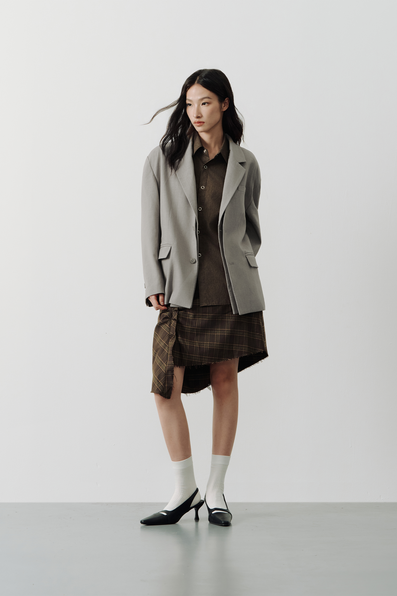 SAME FLOW Classic V-Neck Tailored Blazer