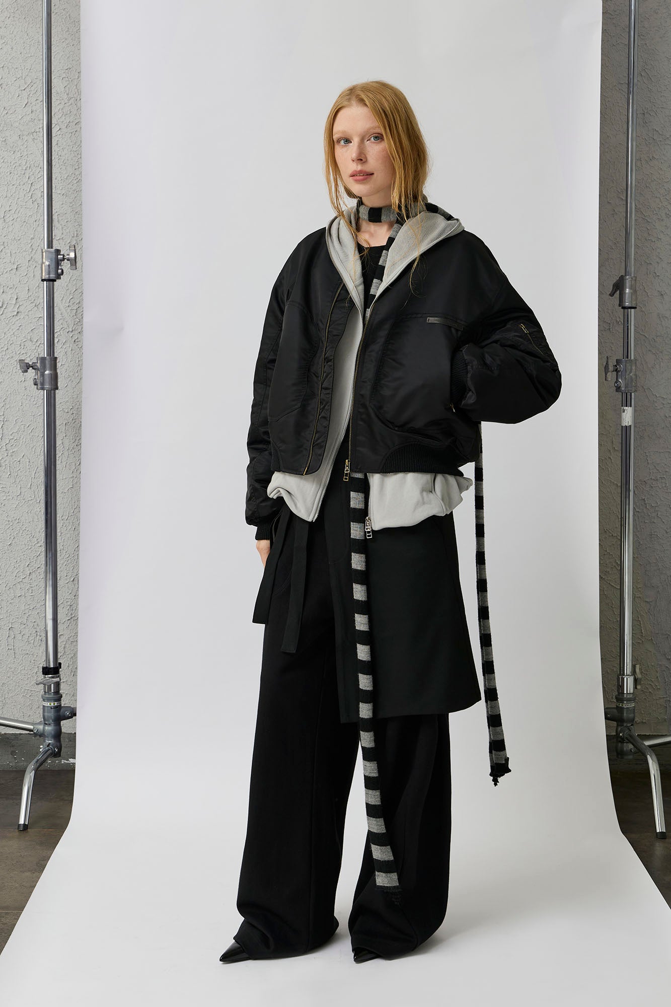 ORGANIC EMOTION Water-Repellent MA-1 Bomber Jacket