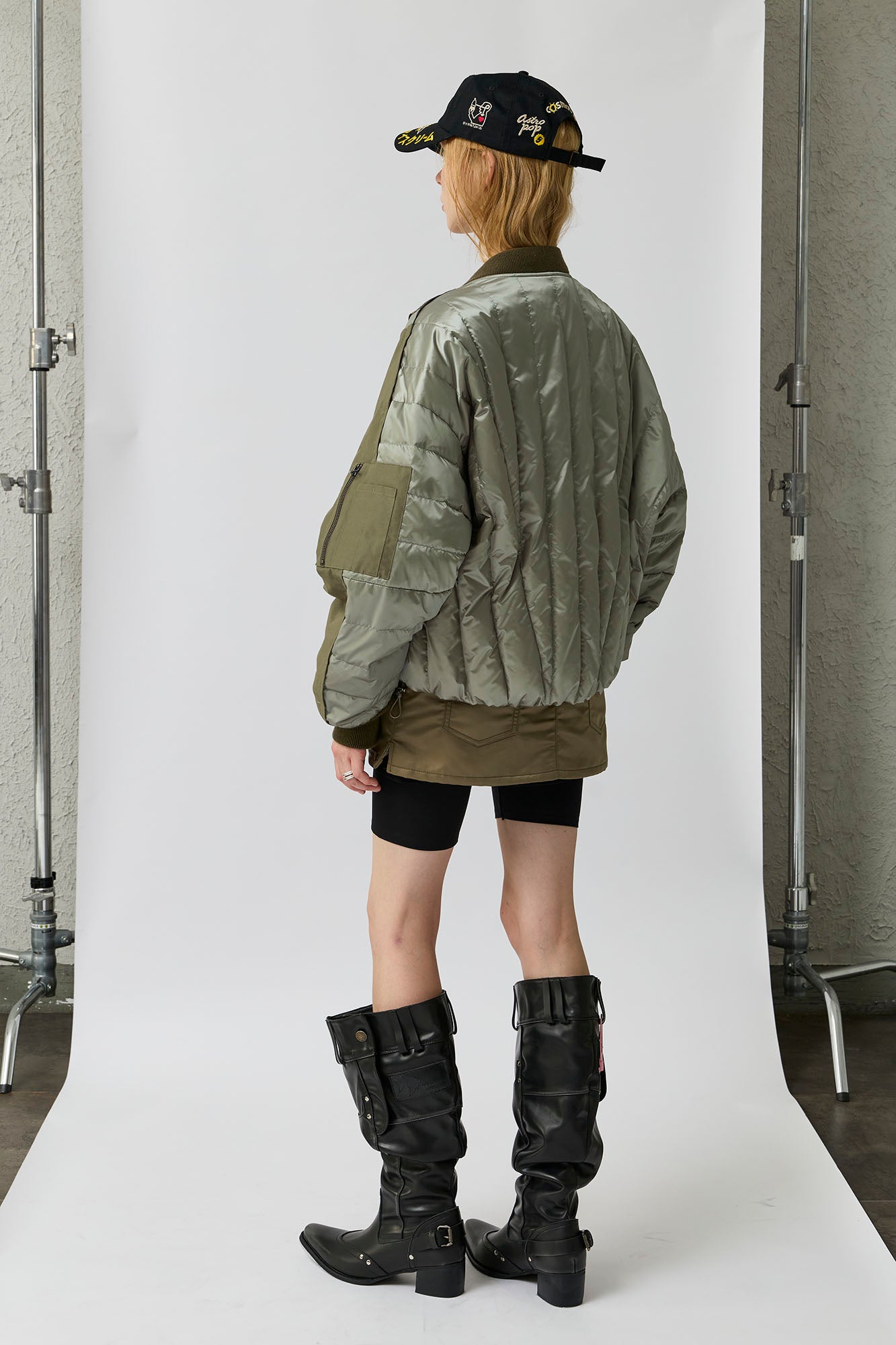 ORGANIC EMOTION Waterproof MA-1 Down Bomber Jacket