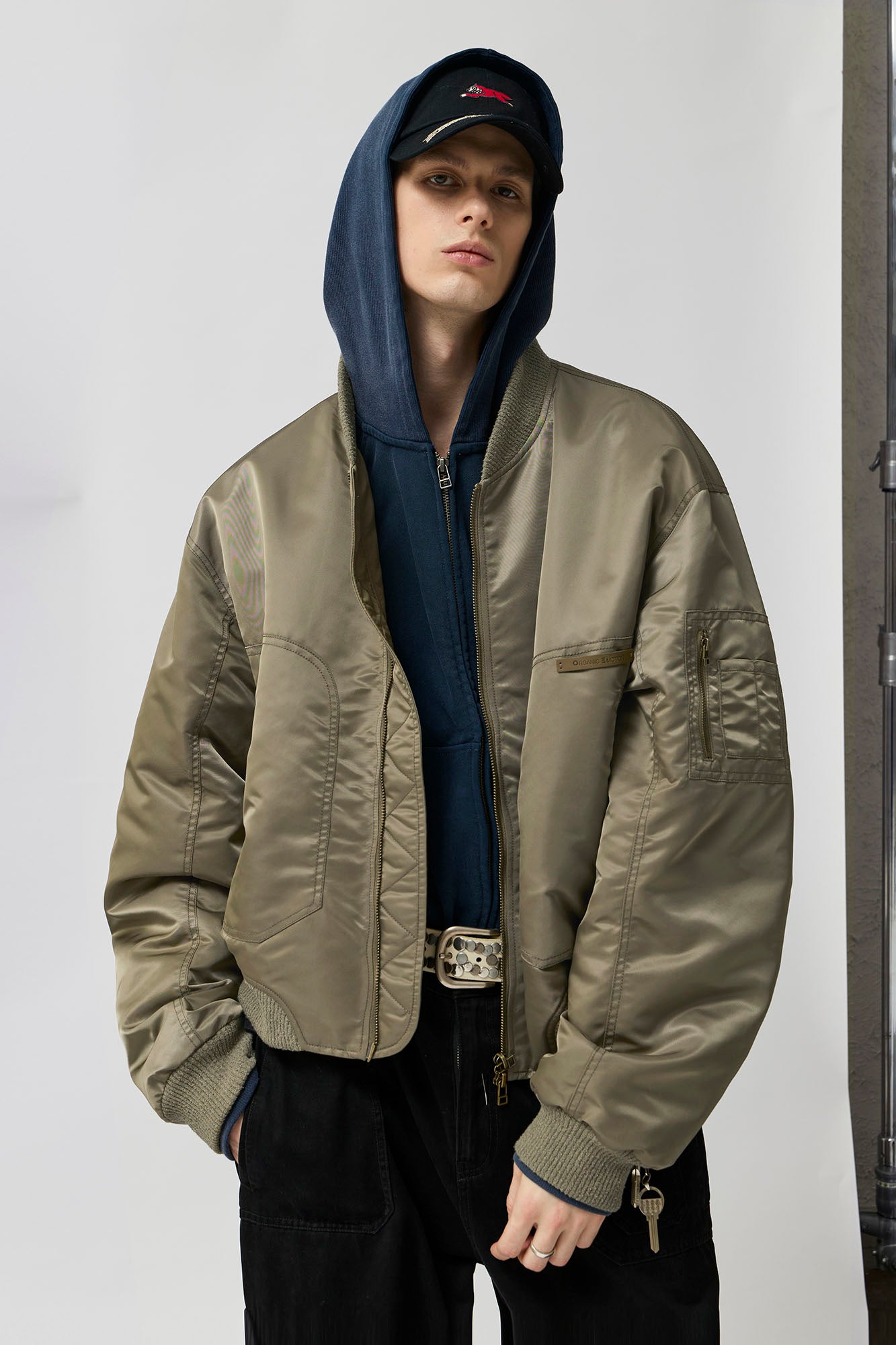 ORGANIC EMOTION Water-Repellent MA-1 Bomber Jacket