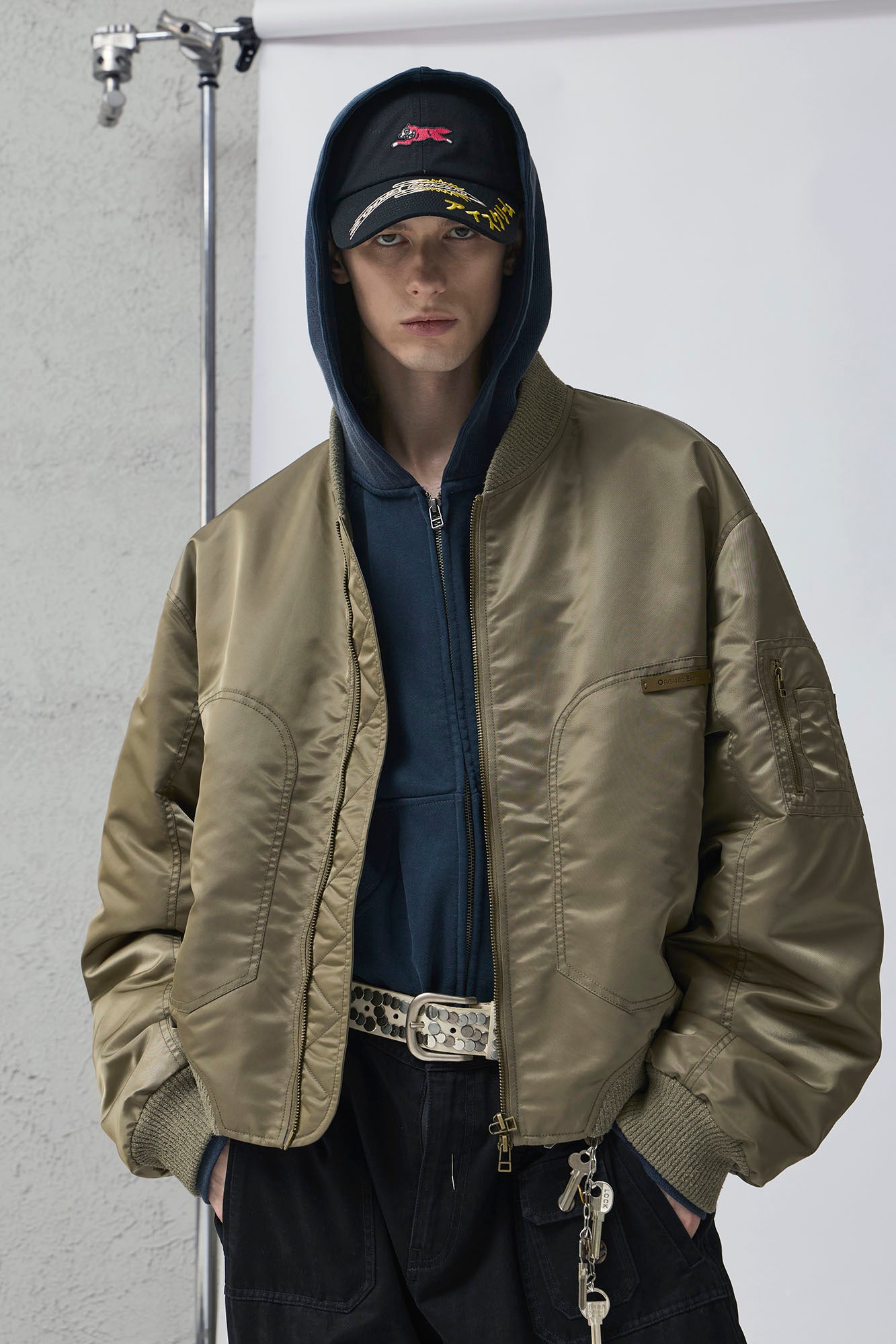 ORGANIC EMOTION Water-Repellent MA-1 Bomber Jacket