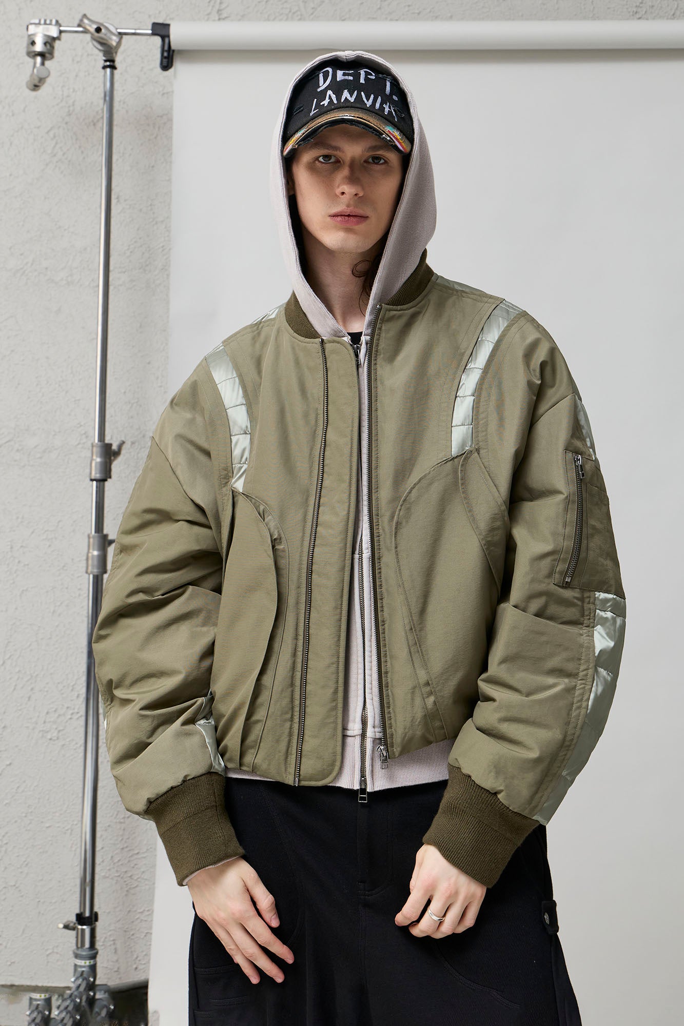 ORGANIC EMOTION Waterproof MA-1 Down Bomber Jacket
