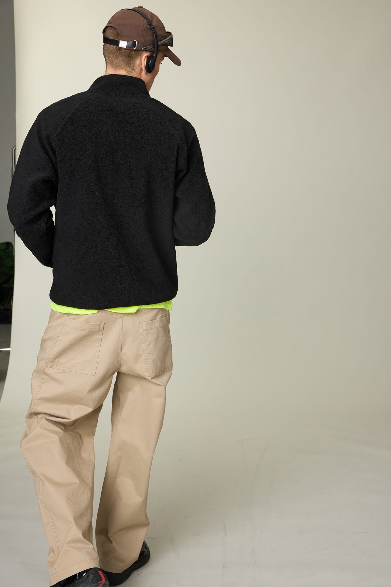 UMAMIISM Contrast Trim Fleece Jacket, premium urban and streetwear designers apparel on PROJECTISR.com, UMAMIISM