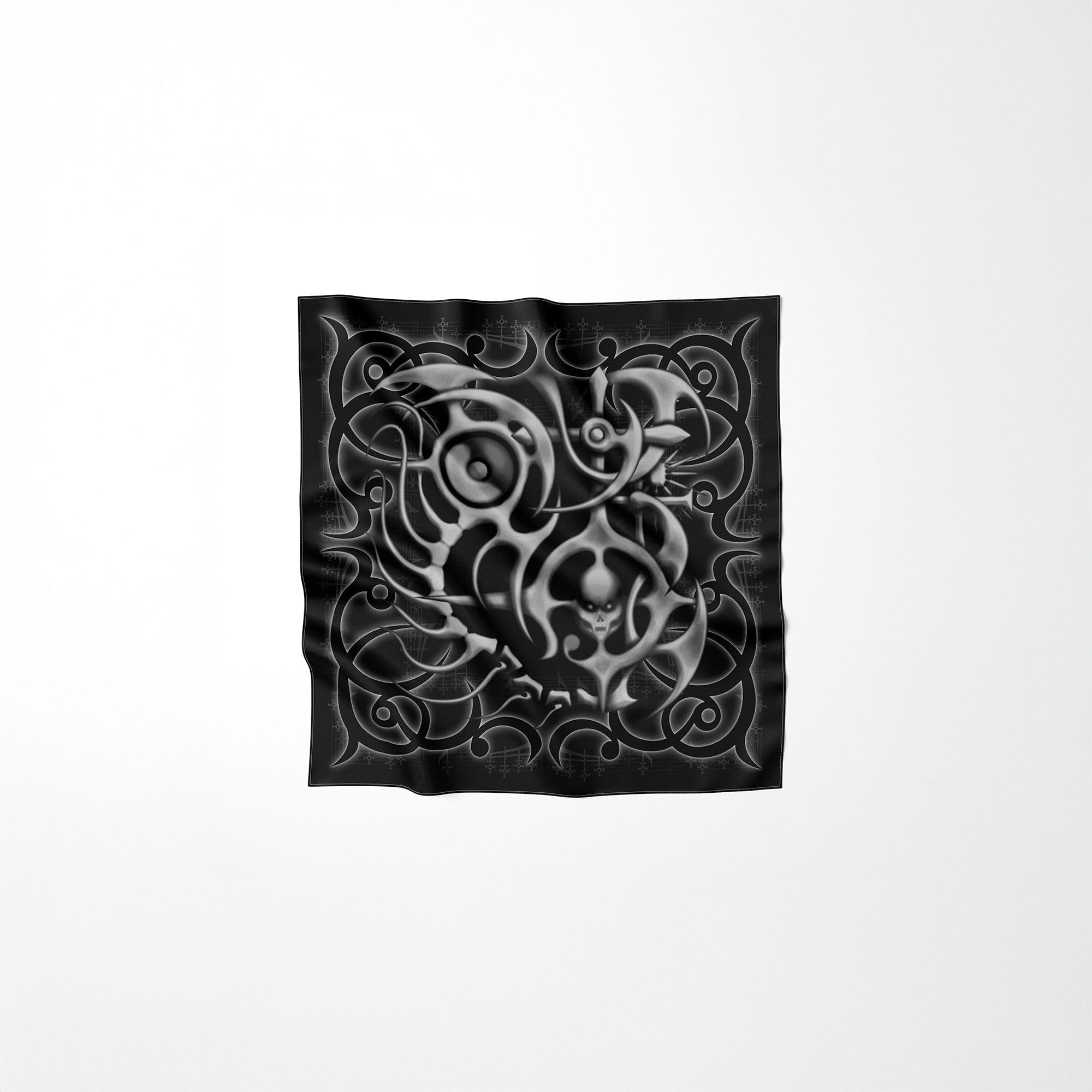 DND4DES Skull Thorn Bandana, premium urban and streetwear designers apparel on PROJECTISR.com, DND4DES