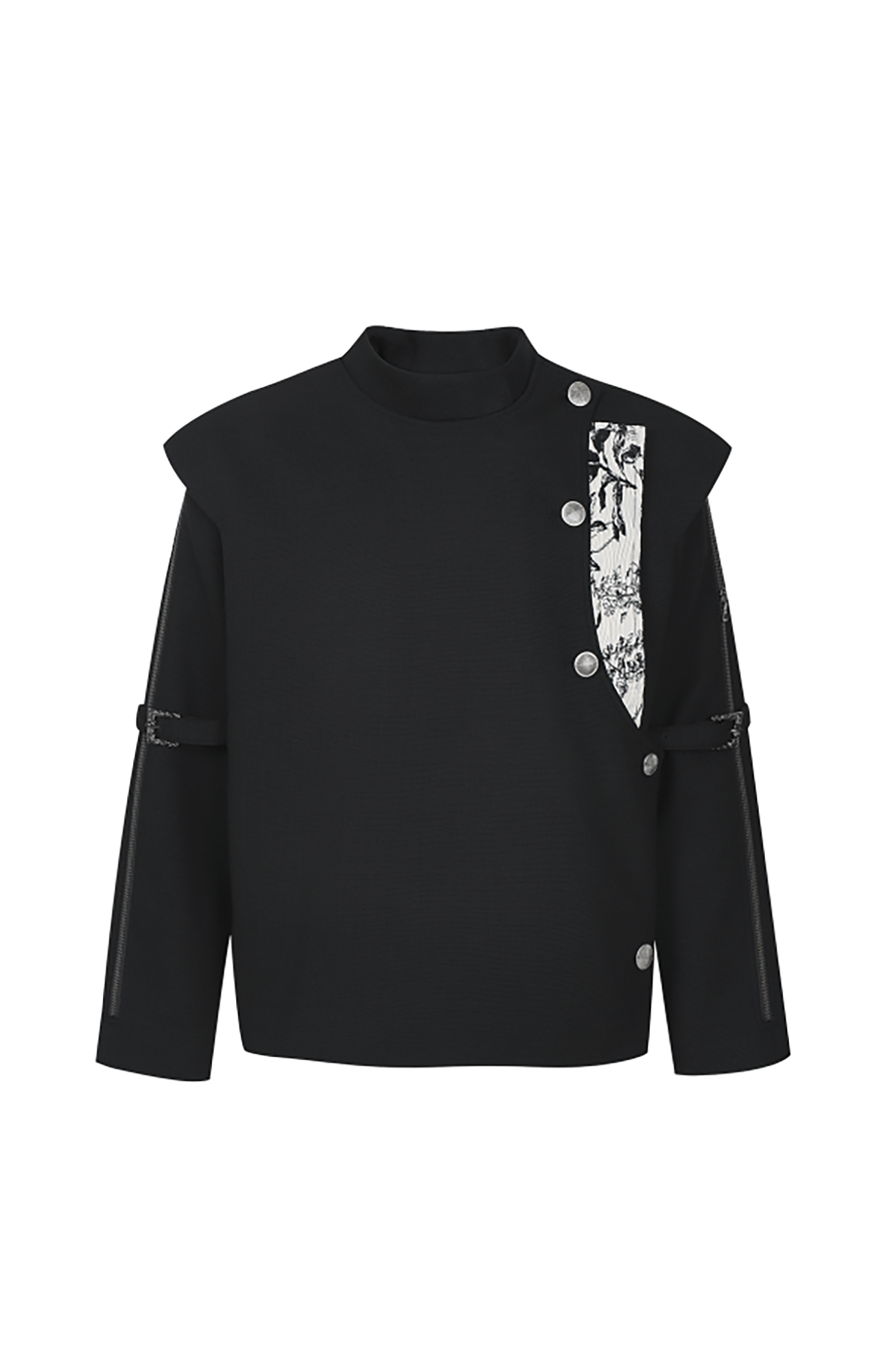2000RSK Deconstructed Spliced Zippered Fencing Jacket