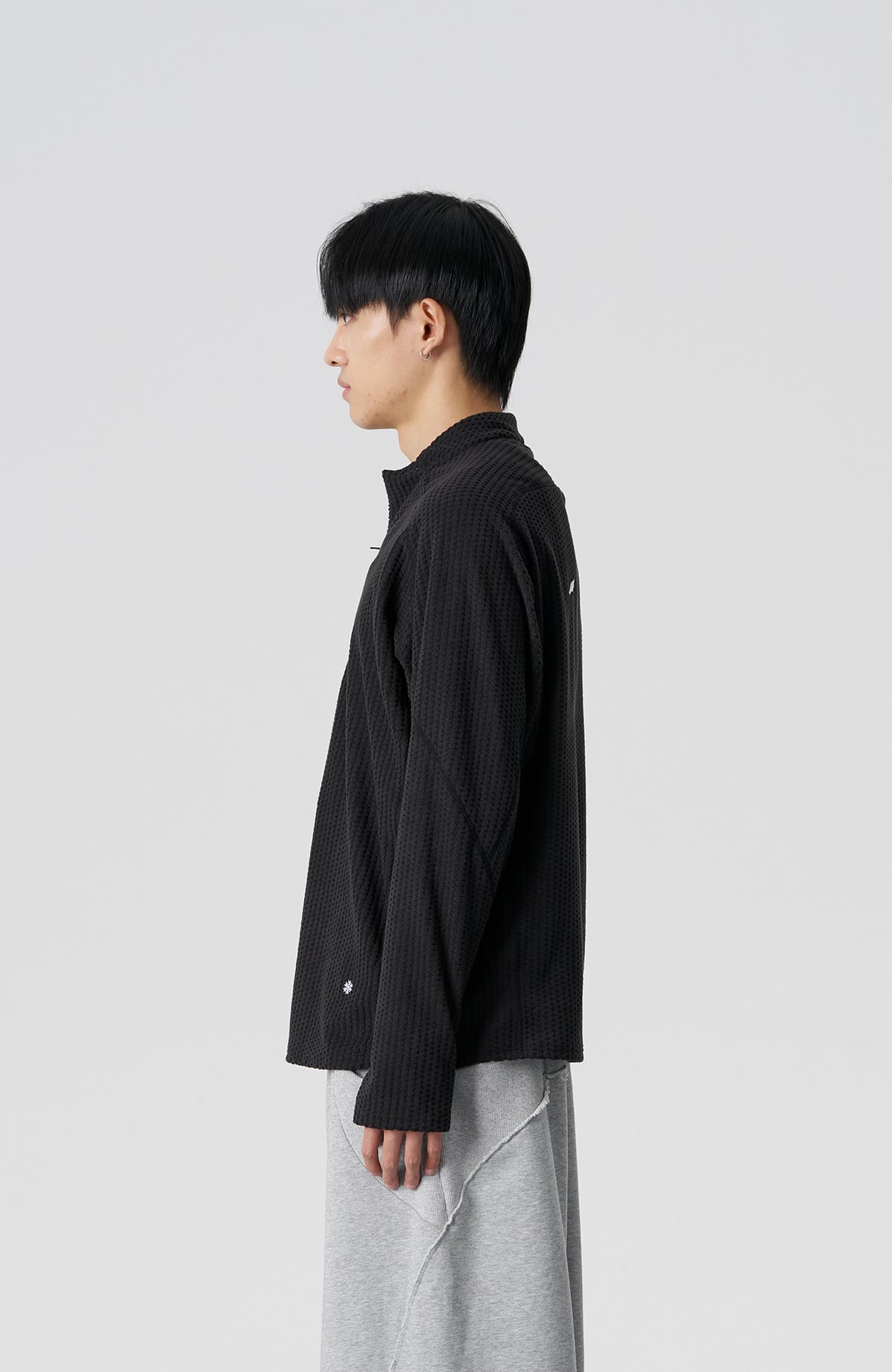 FMACM Diamond Fleece Half-Zip Long-Sleeve Tee