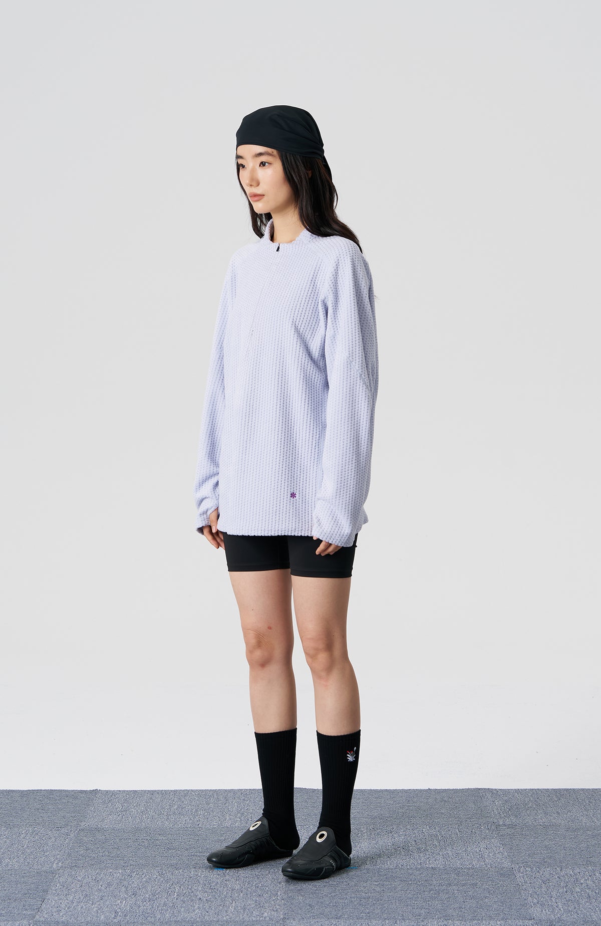 FMACM Diamond Fleece Half-Zip Long-Sleeve Tee