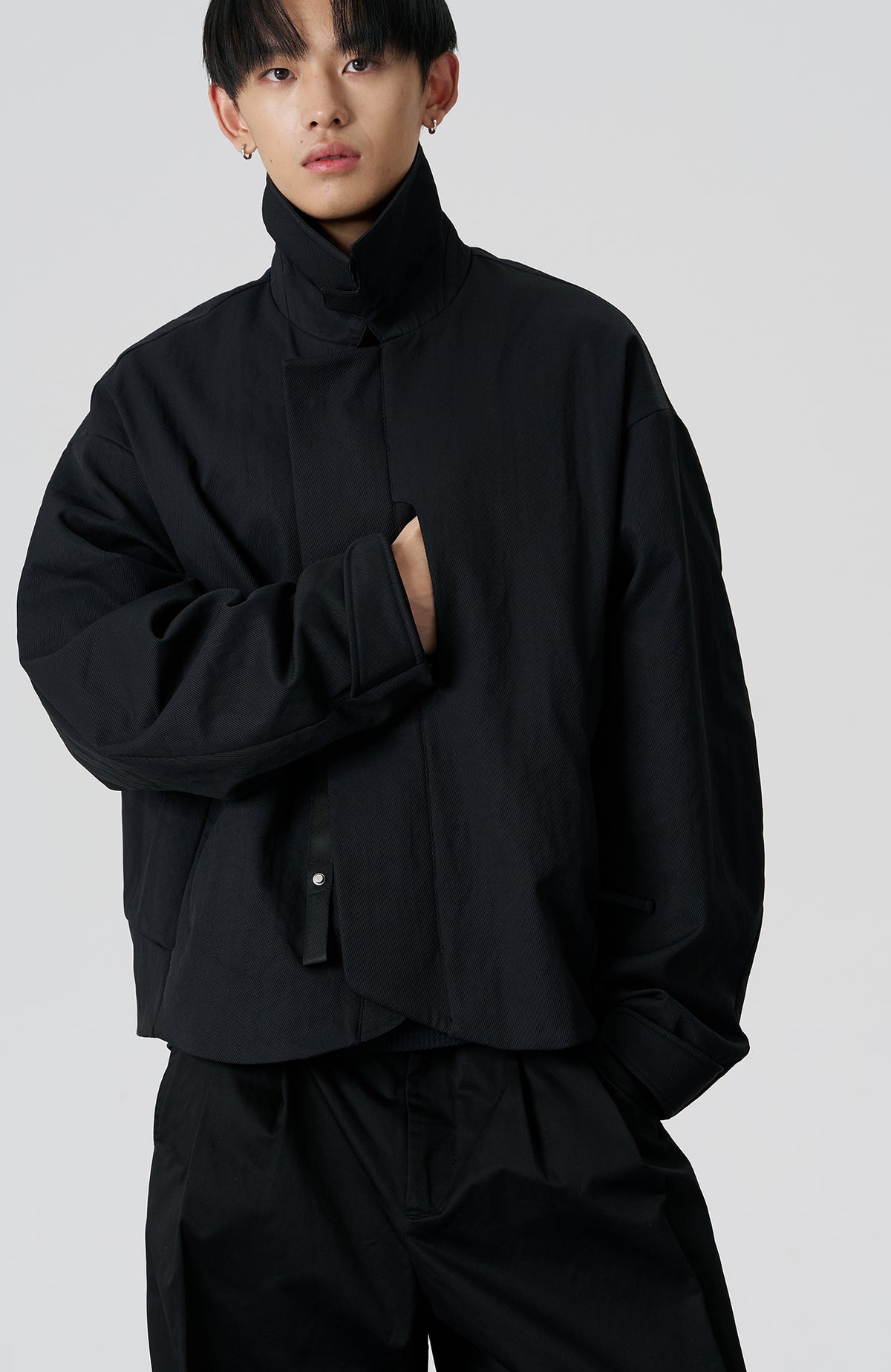 FMACM Retro Lapel Oversized Jacket