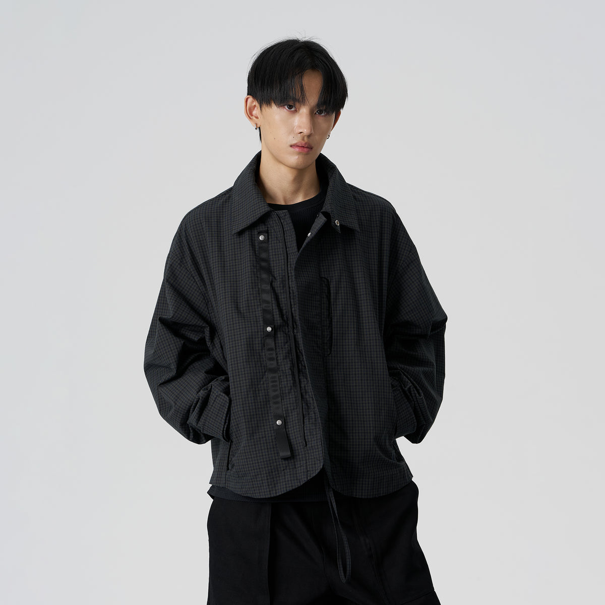 FMACM Retro Lapel Oversized Jacket