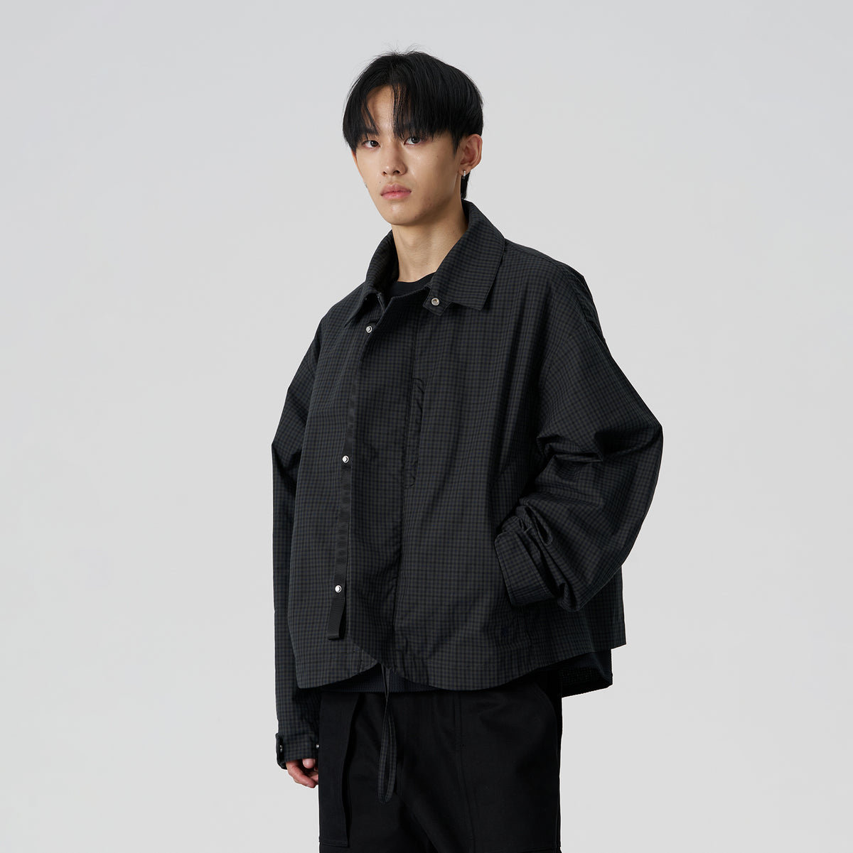 FMACM Retro Lapel Oversized Jacket