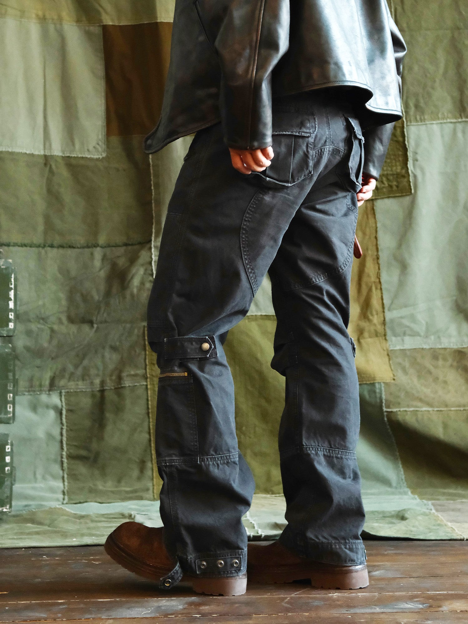 NEIGBORL Washed Multi-Pocket Cargo Pants, premium urban and streetwear designers apparel on PROJECTISR.com, NEIGBORL