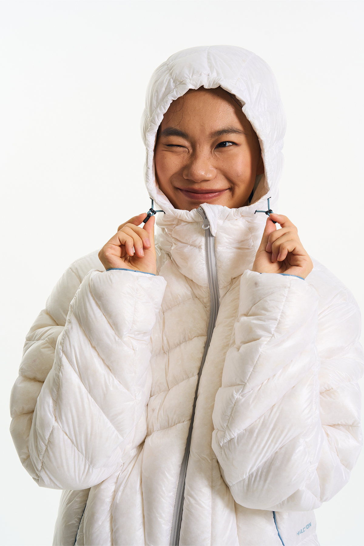 HALCYON Splash-Proof Ribbed Hooded Down Jacket, premium urban and streetwear designers apparel on PROJECTISR.com, HALCYON