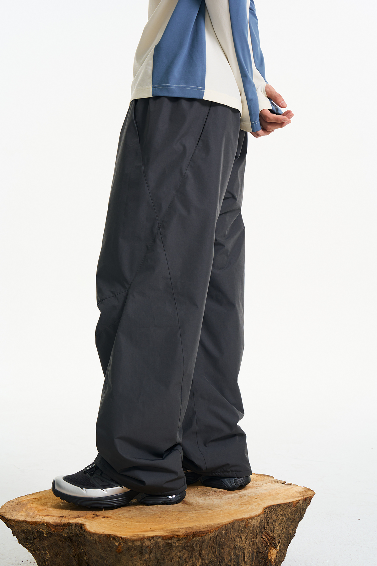 HALCYON Crinkled Insulated Parachute Pants