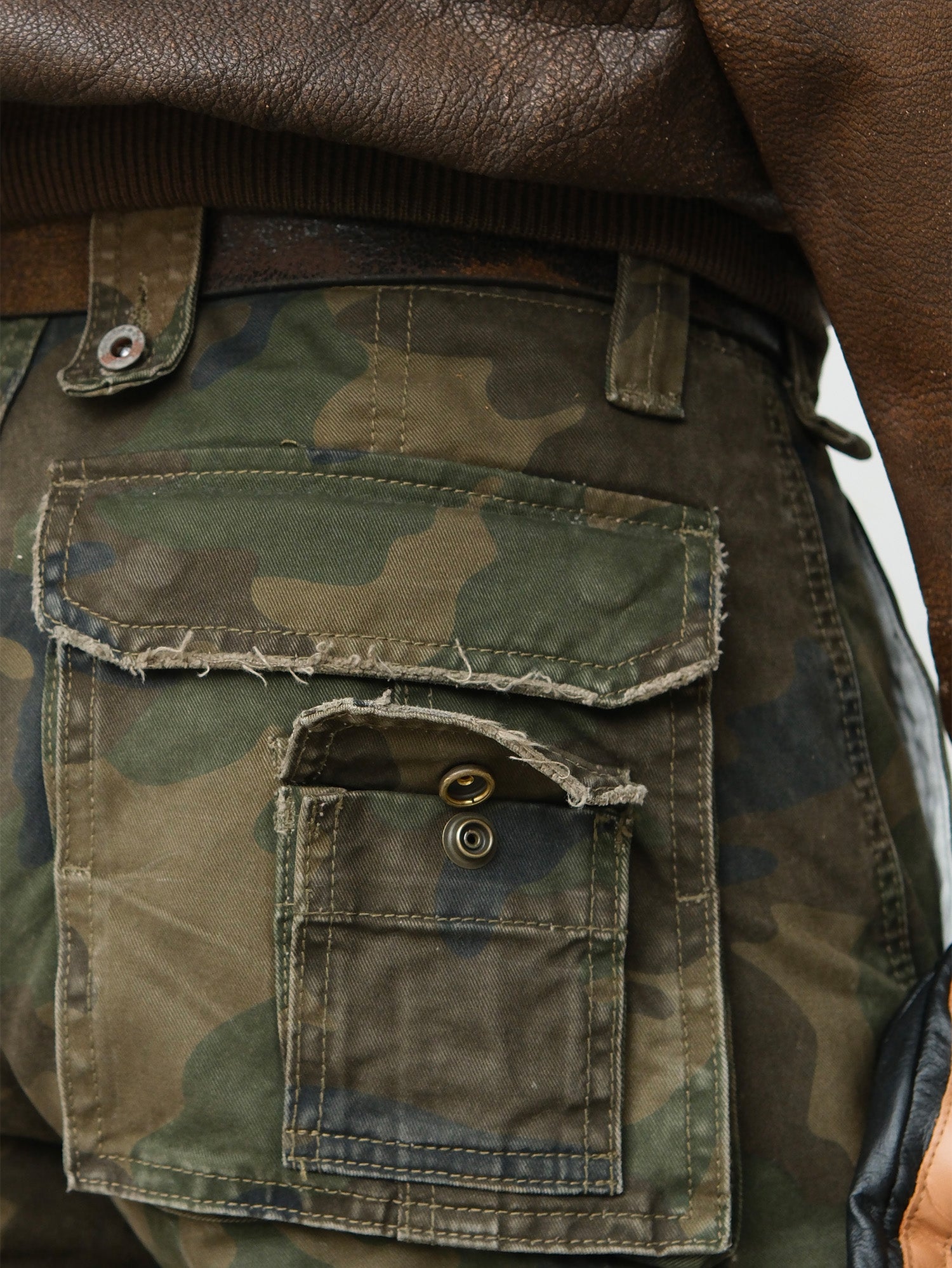 NEIGBORL Retro Multi-Pocket Camo Cargo Pants, premium urban and streetwear designers apparel on PROJECTISR.com, NEIGBORL