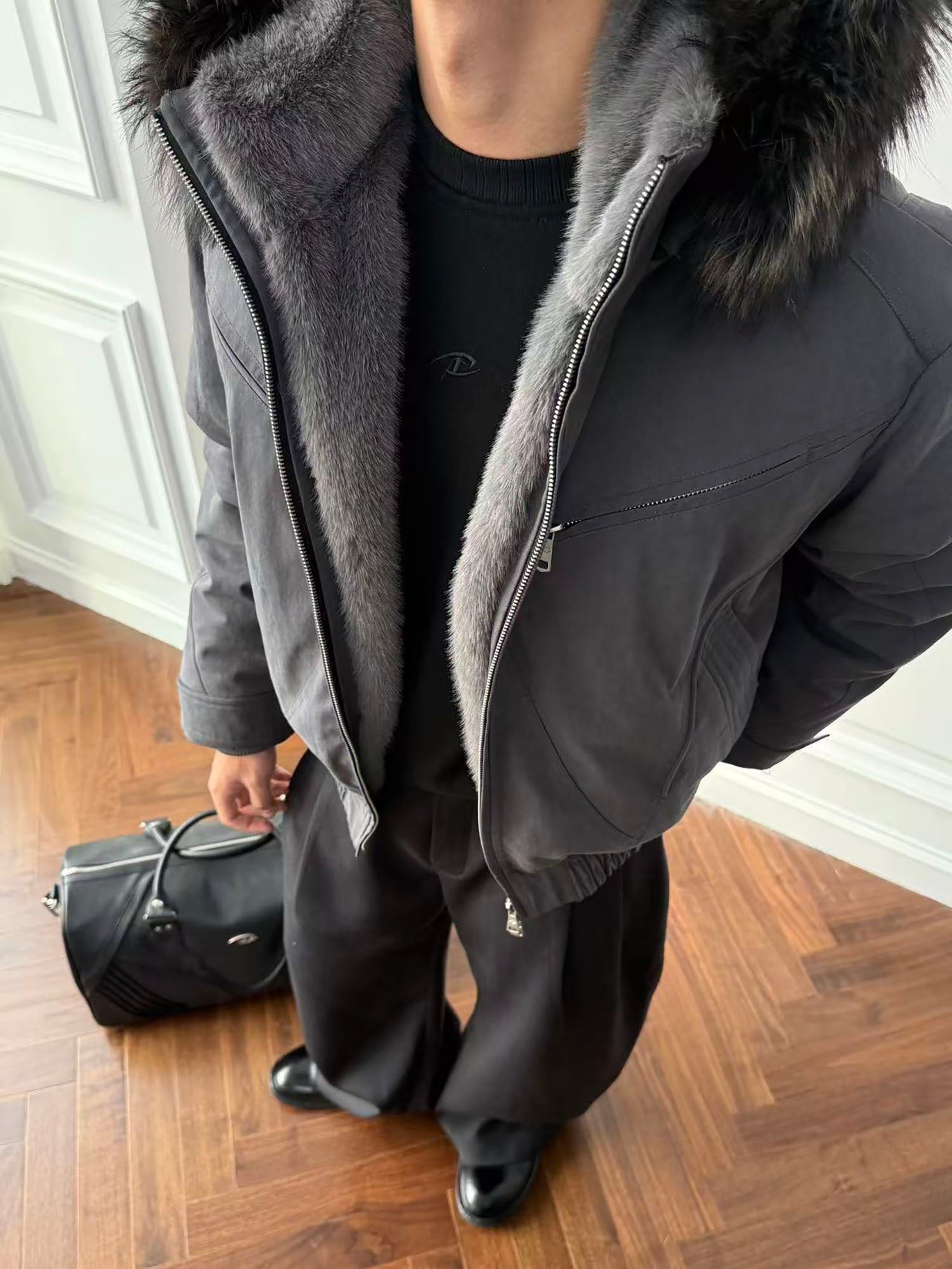 CATSSTAC Detachable Hood Down Jacket, premium urban and streetwear designers apparel on PROJECTISR.com, CATSSTAC