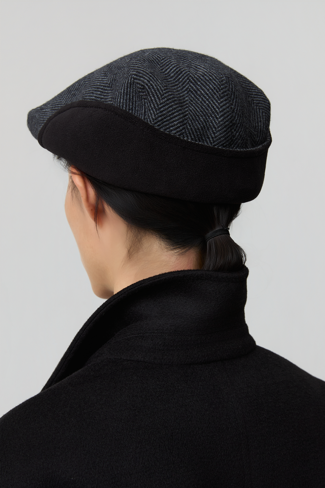 OPICLOTH Retro Houndstooth Wool-Blend Beret