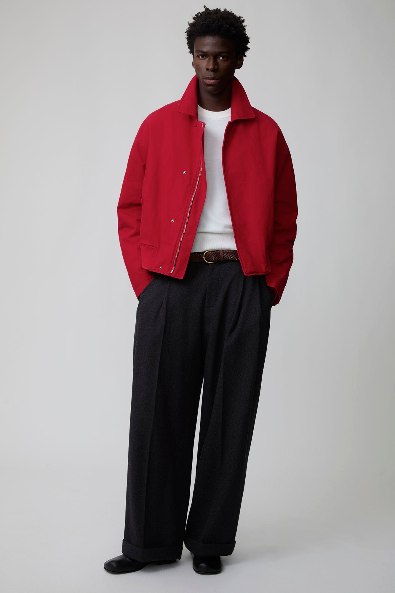 OPICLOTH Washed Quilted Cotton Collar Jacket, premium urban and streetwear designers apparel on PROJECTISR.com, OPICLOTH