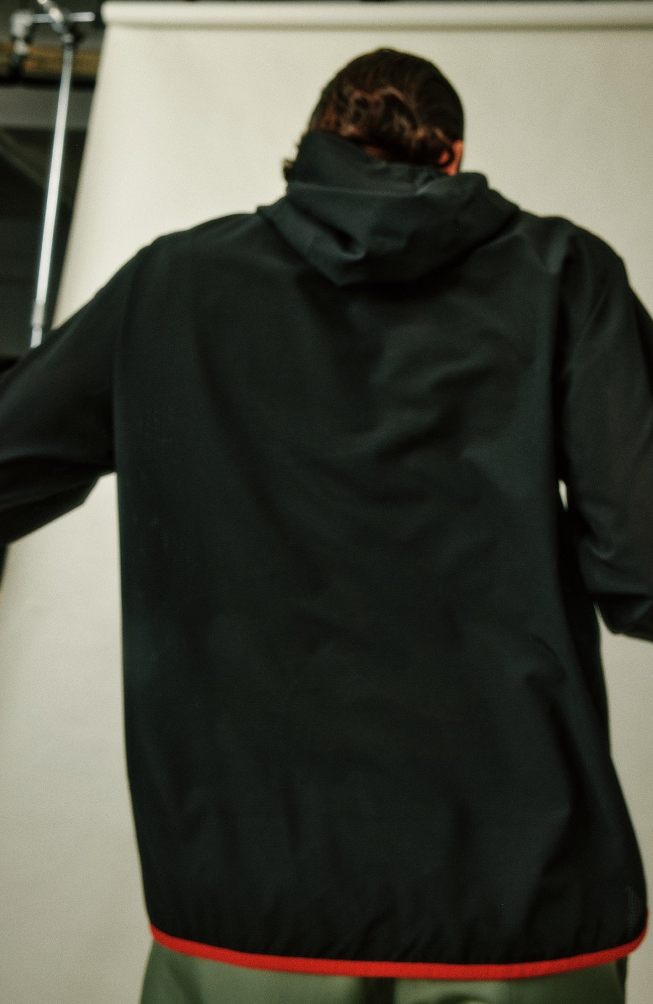 UMAMIISM Striped Hooded Running Jacket, premium urban and streetwear designers apparel on PROJECTISR.com, UMAMIISM