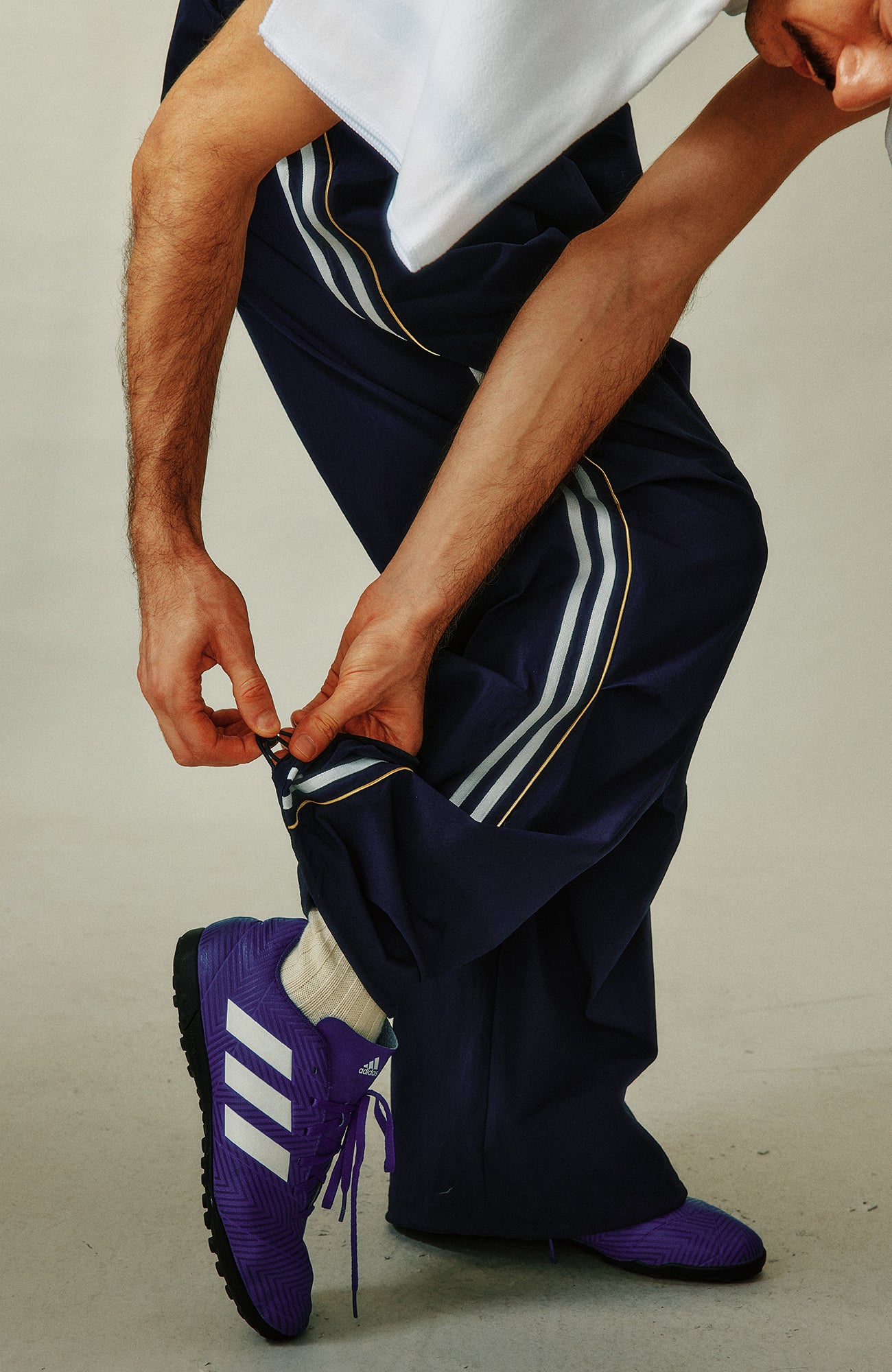 UMAMIISM Striped Drawstring Quick-Dry Track Pants, premium urban and streetwear designers apparel on PROJECTISR.com, UMAMIISM