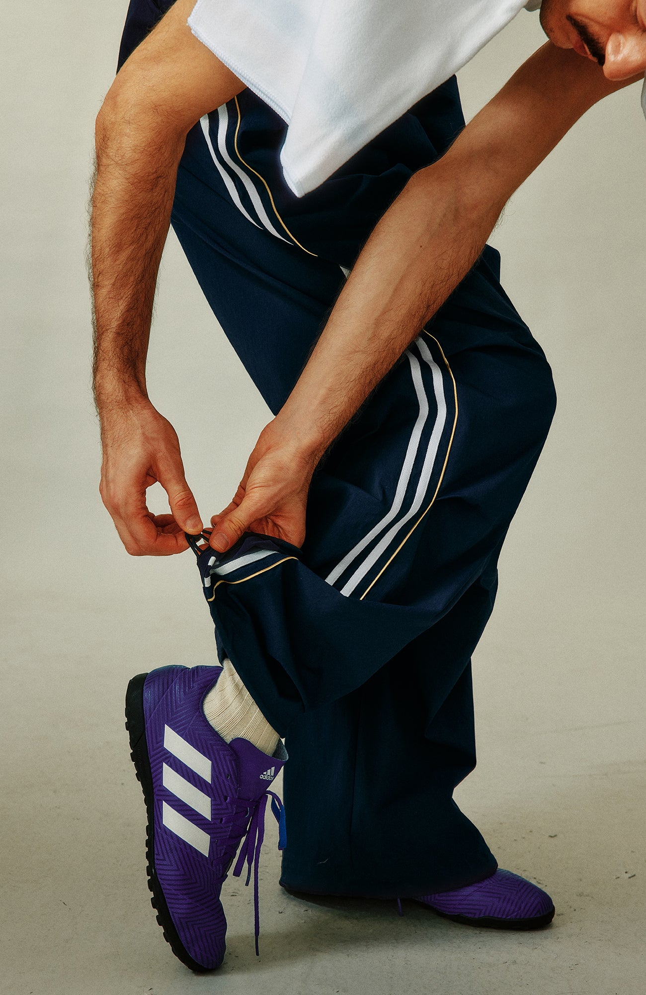 UMAMIISM Striped Quick-Dry Track Pants, premium urban and streetwear designers apparel on PROJECTISR.com, UMAMIISM