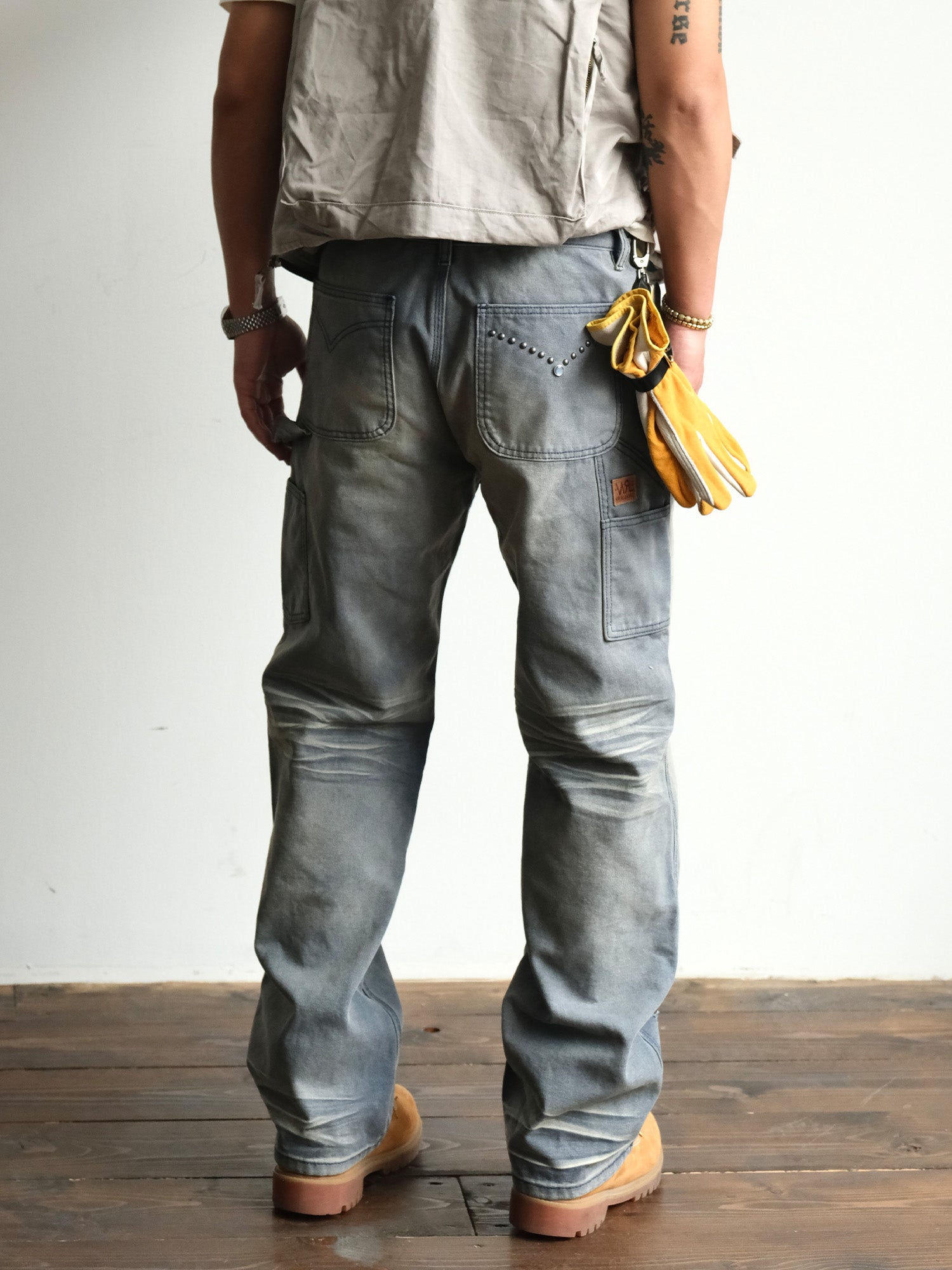 NEIGBORL Retro Distressed Washed Cargo Pants, premium urban and streetwear designers apparel on PROJECTISR.com, NEIGBORL
