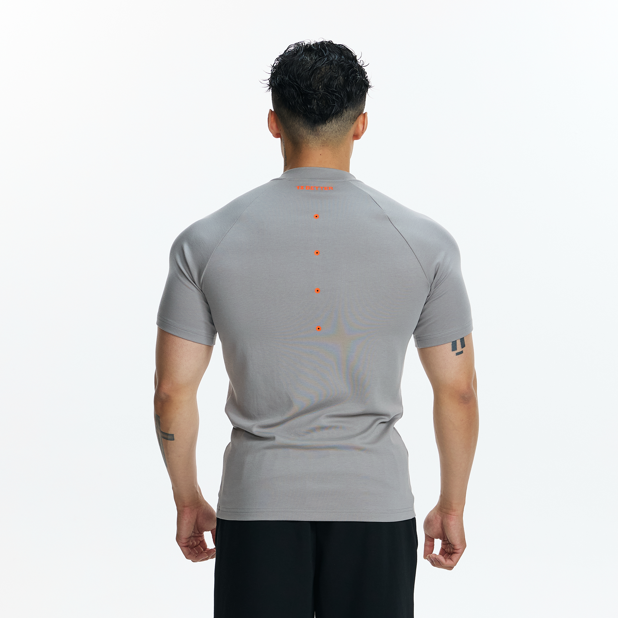 PUMPPLUS Antibacterial Half-Zip Slim Sports Tee, premium urban and streetwear designers apparel on PROJECTISR.com, PUMPPLUS