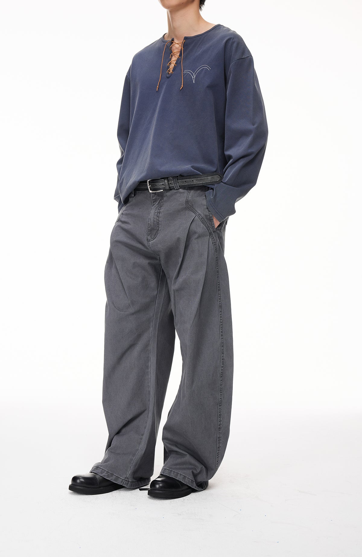 BOTANICA Double-Pleat Cotton Cargo Pants