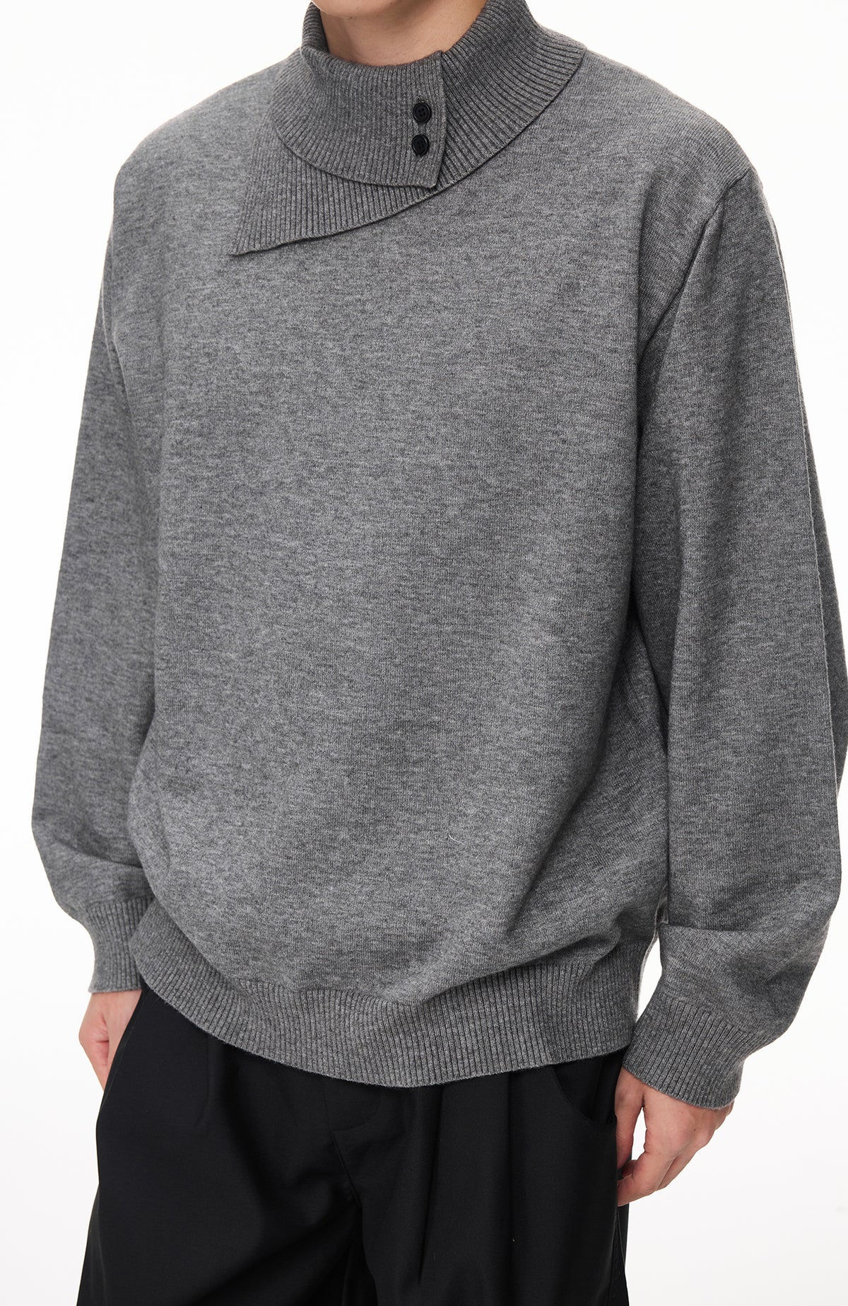 BOTANICA Wool-Blend Slim Turtleneck Sweater