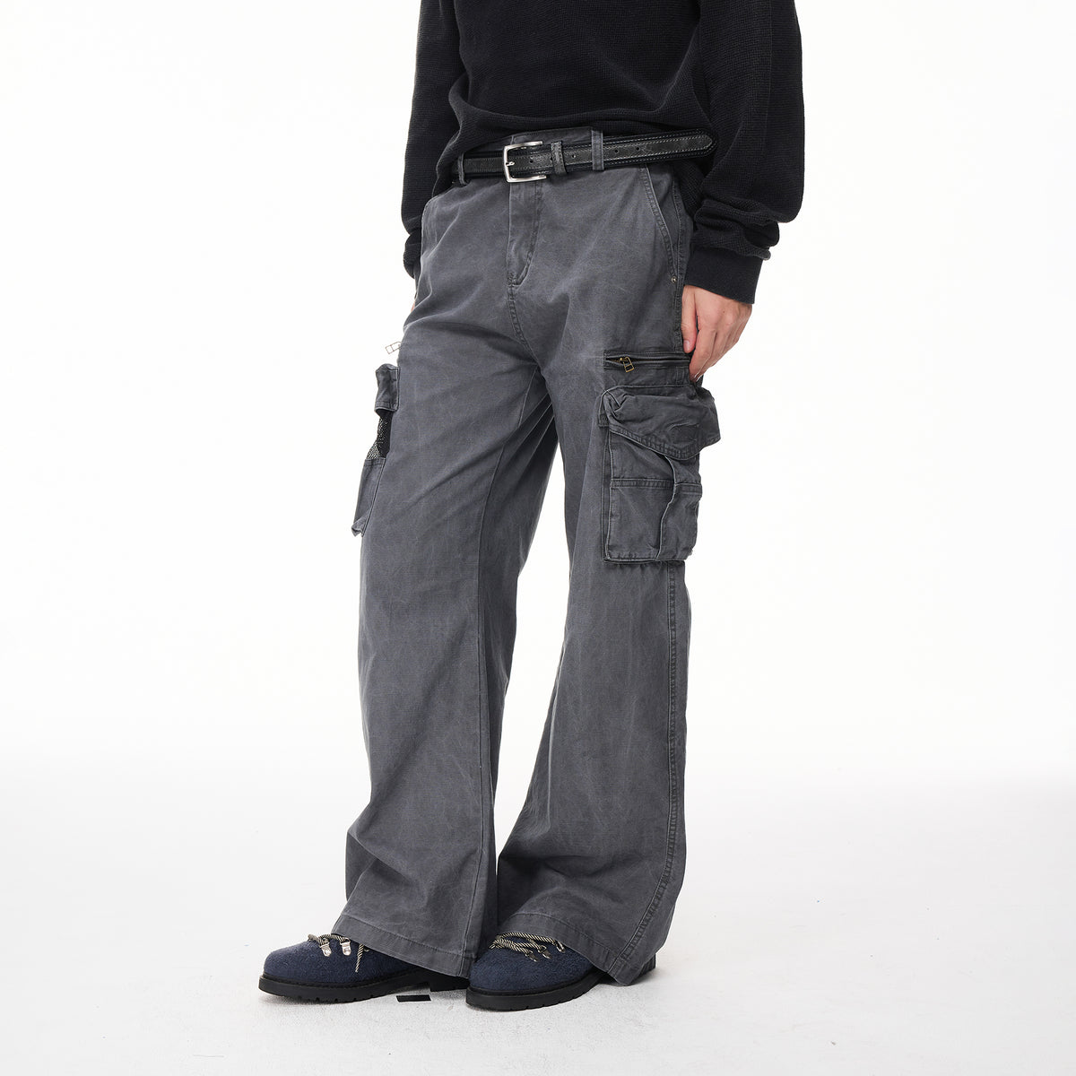 BOTANICA Washed Multi-Pocket Cargo Jeans
