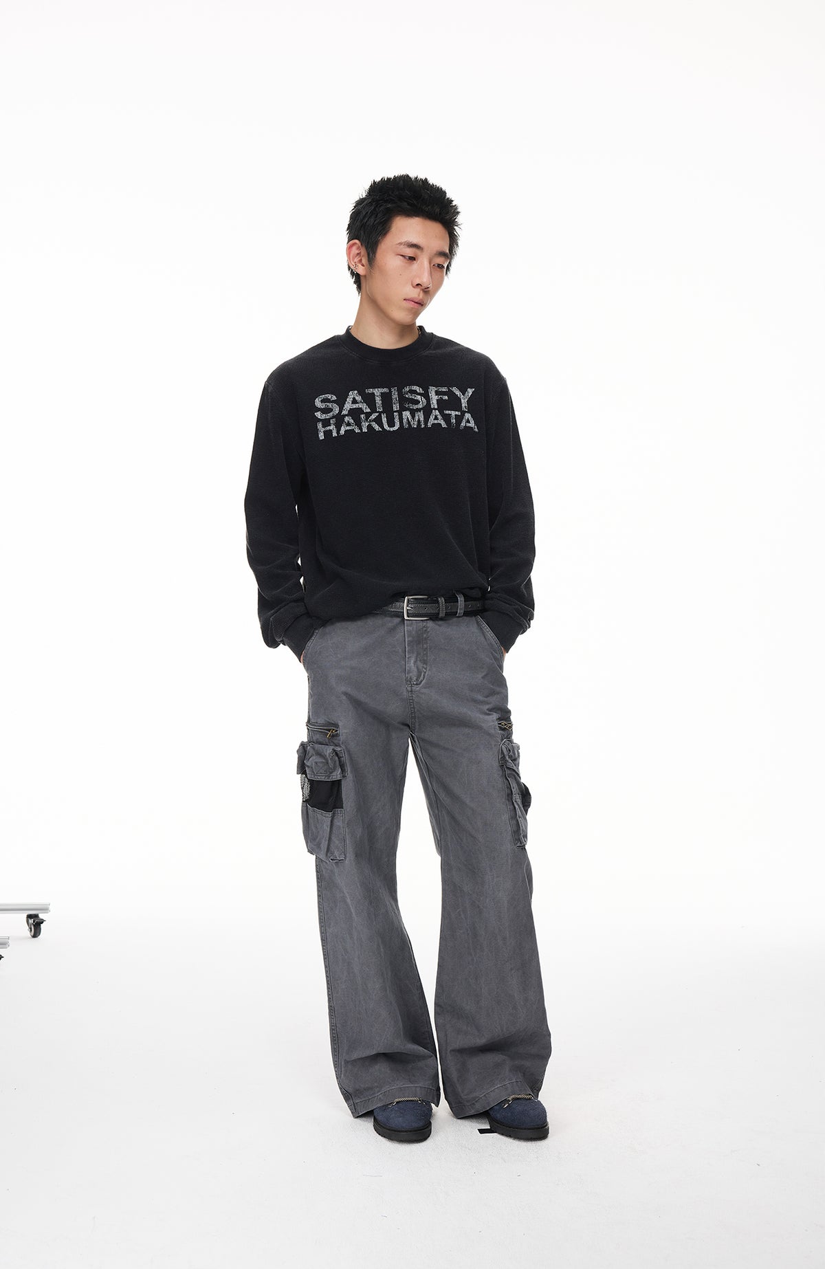 BOTANICA Washed Multi-Pocket Cargo Jeans