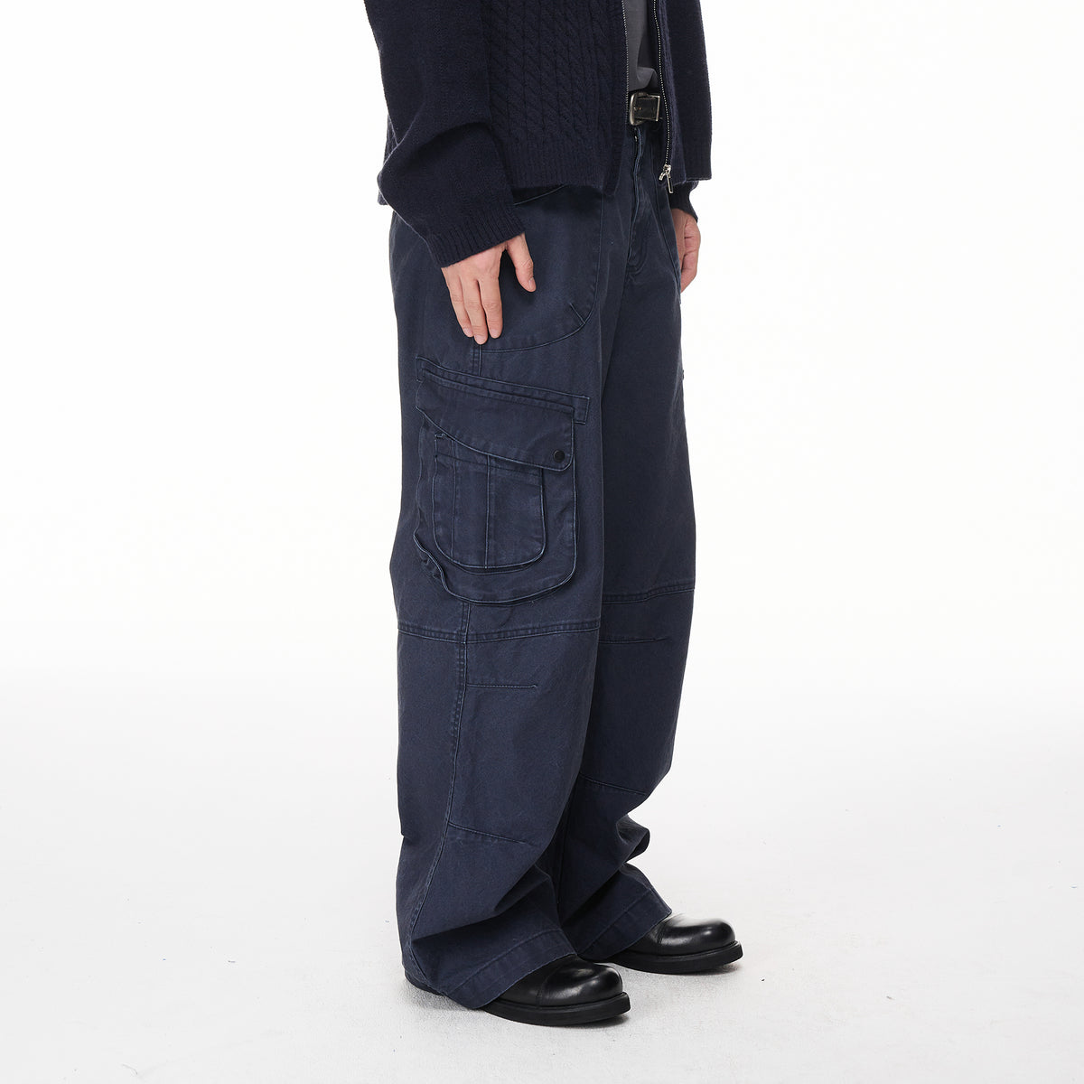 BOTANICA Deconstructed Multi-Pocket Washed Cargo Jeans
