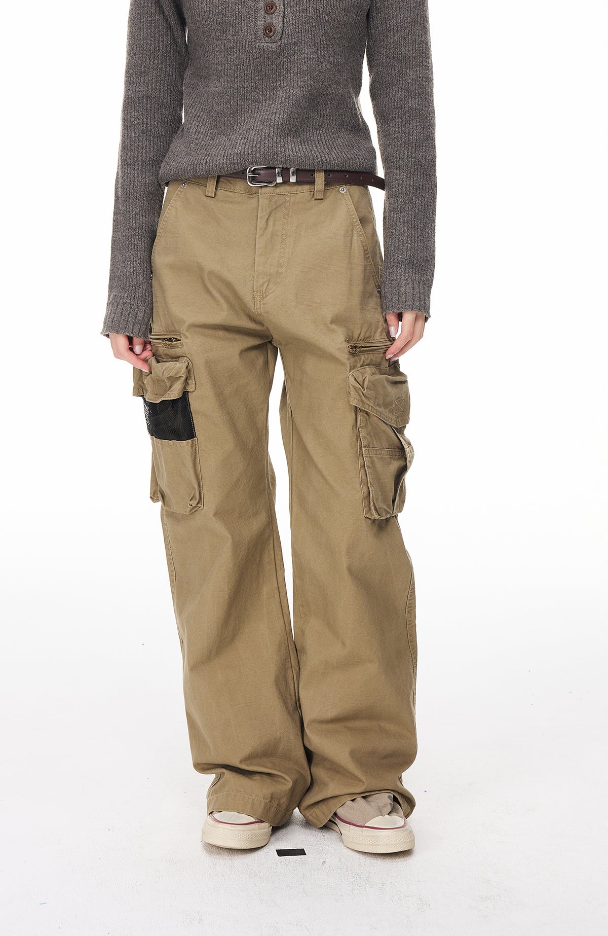 BOTANICA Washed Multi-Pocket Cargo Jeans