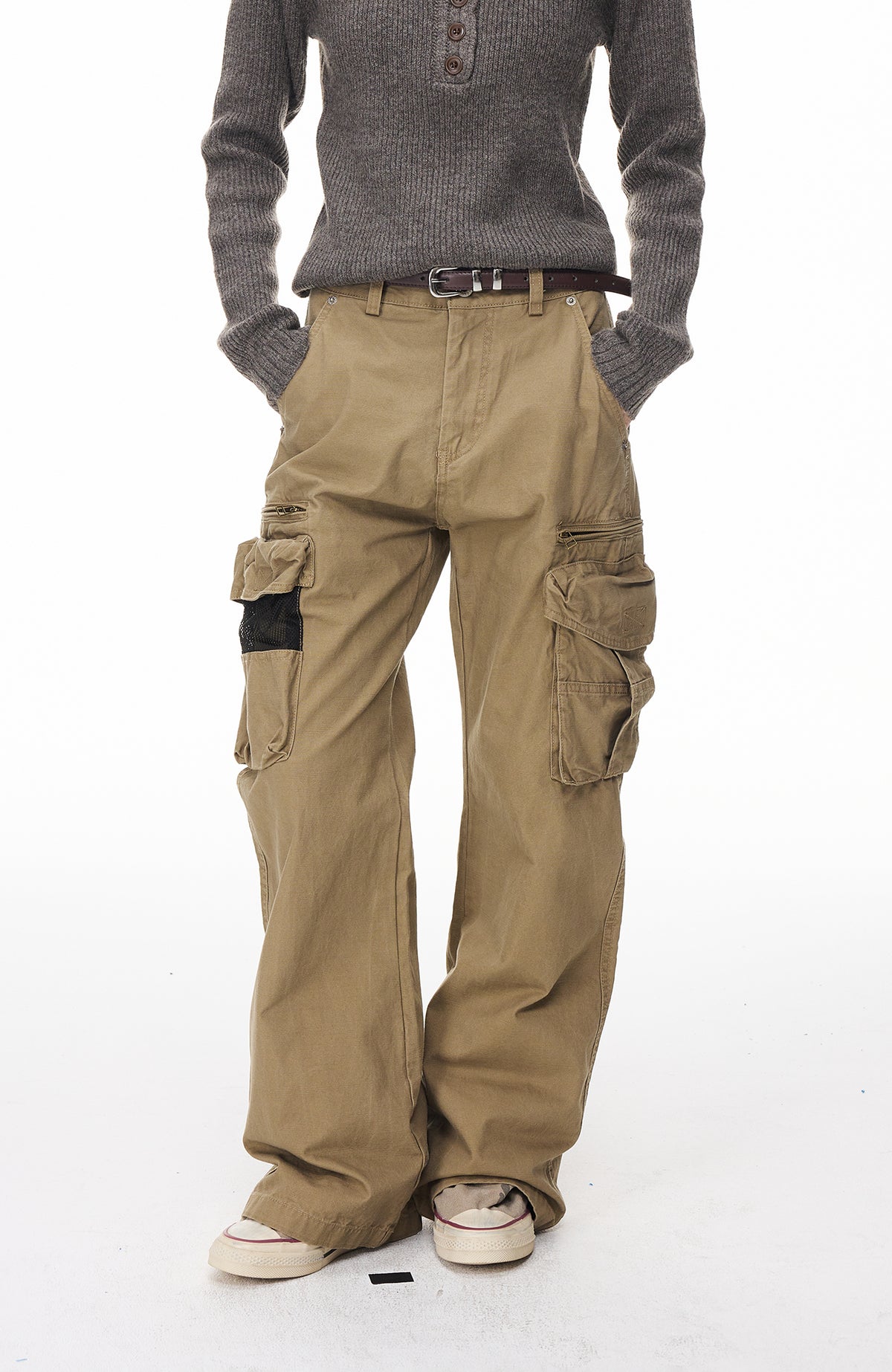 BOTANICA Washed Multi-Pocket Cargo Jeans