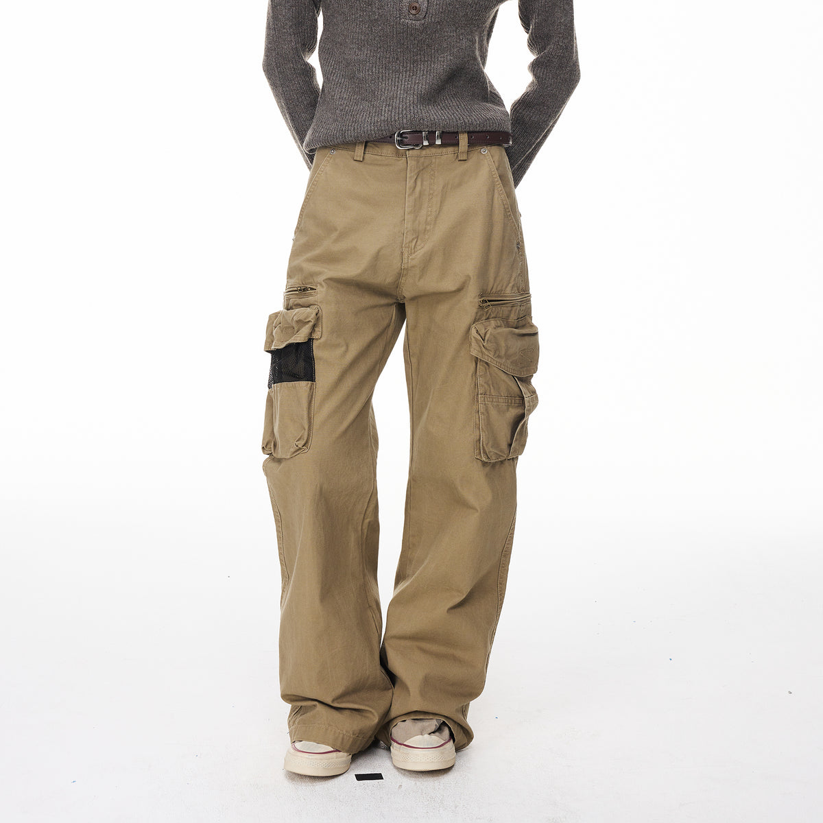 BOTANICA Washed Multi-Pocket Cargo Jeans