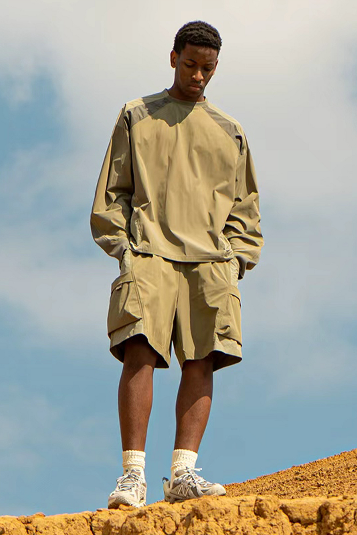 HALCYON Half-Zip Splash-Proof Windbreaker Pullover