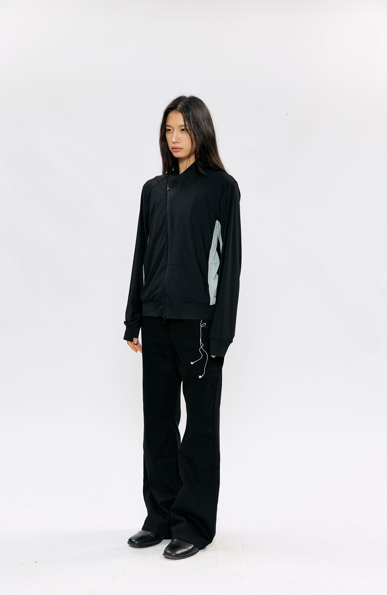 KREATE Music-Note Embroidered Flared Jeans, premium urban and streetwear designers apparel on PROJECTISR.com, KREATE