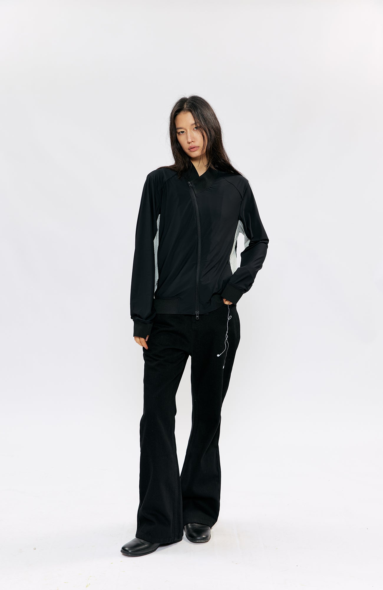 KREATE Music-Note Embroidered Flared Jeans, premium urban and streetwear designers apparel on PROJECTISR.com, KREATE