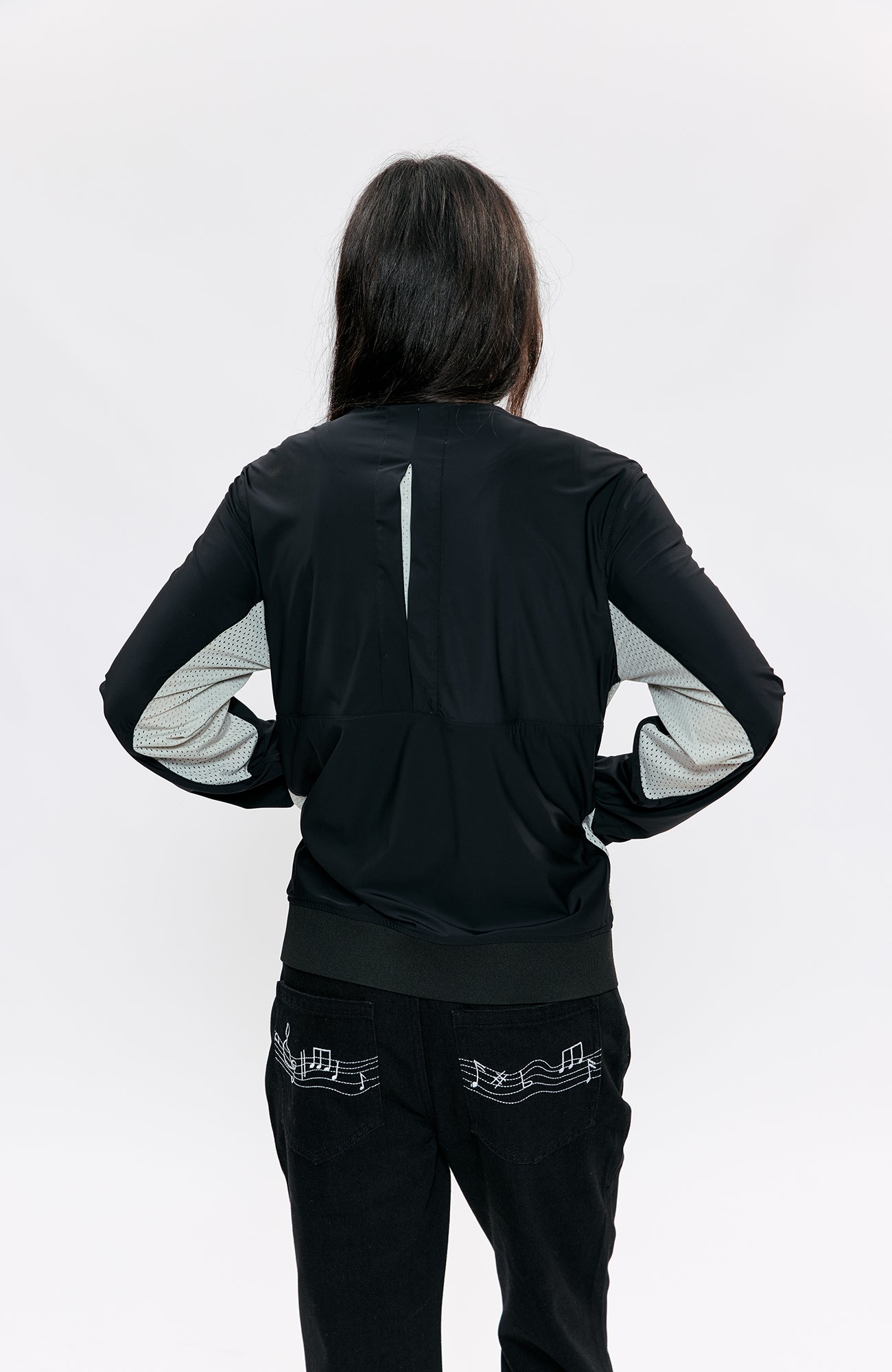KREATE Asymmetric Zip Slim Sun Shield Jacket, premium urban and streetwear designers apparel on PROJECTISR.com, KREATE