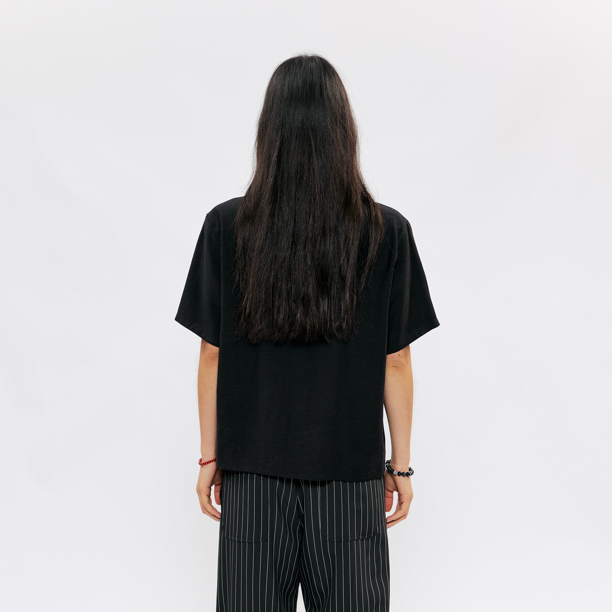 KREATE Asymmetric Zip Short-Sleeve Shirt, premium urban and streetwear designers apparel on PROJECTISR.com, KREATE