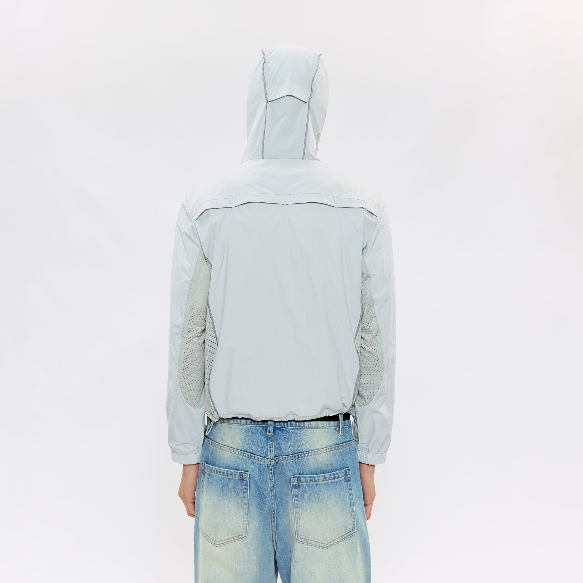 KREATE Contrast-Seam Sun Shield Jacket, premium urban and streetwear designers apparel on PROJECTISR.com, KREATE
