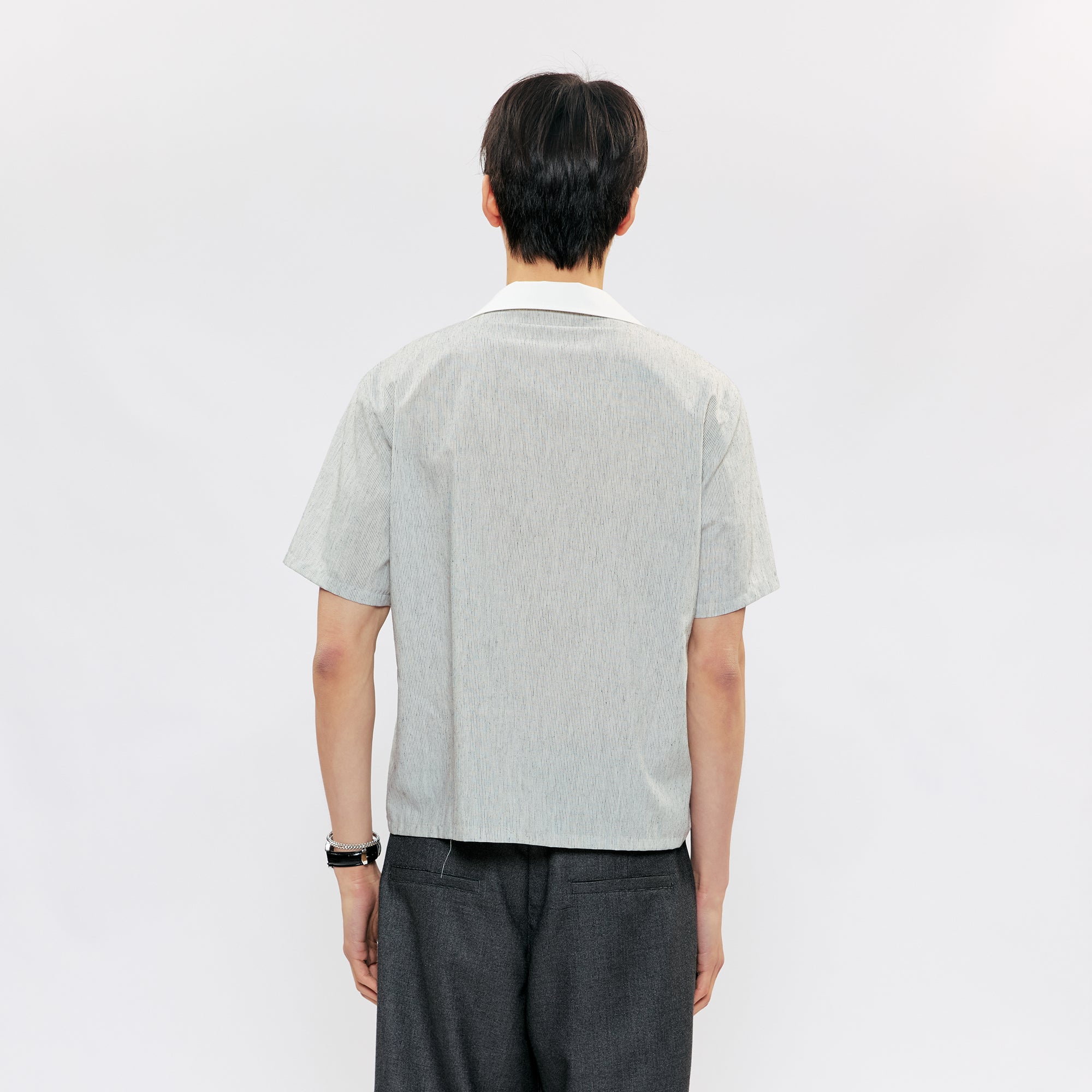 KREATE Layered V-Neck Collared T-Shirt, premium urban and streetwear designers apparel on PROJECTISR.com, KREATE