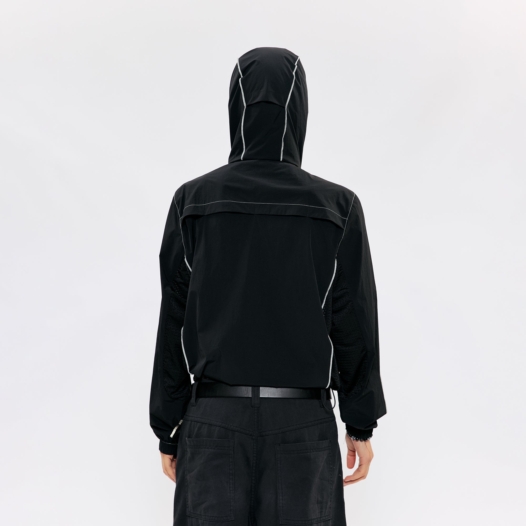 KREATE Contrast-Seam Sun Shield Jacket, premium urban and streetwear designers apparel on PROJECTISR.com, KREATE