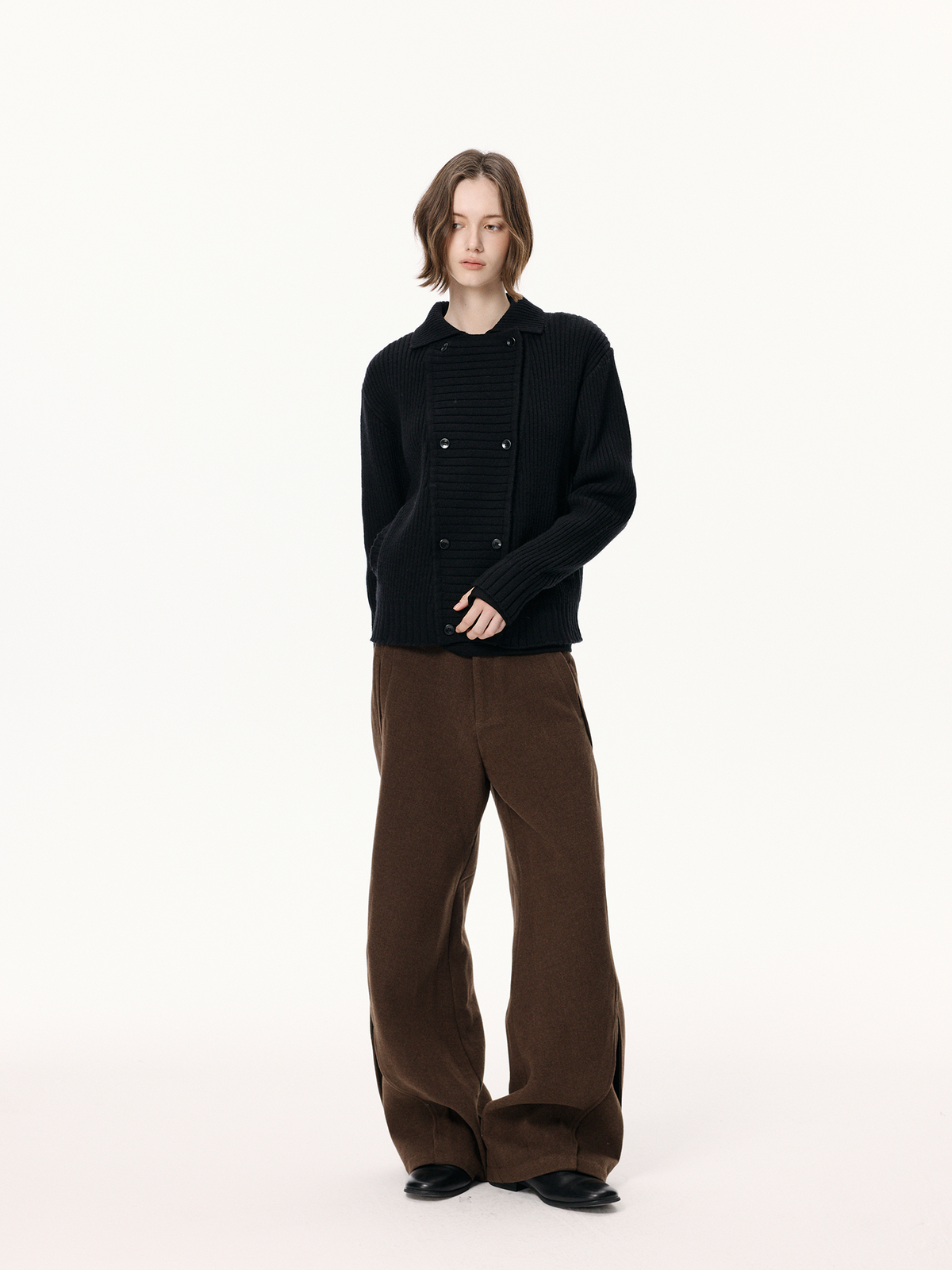 KREATE Linear Splice Flared Trousers