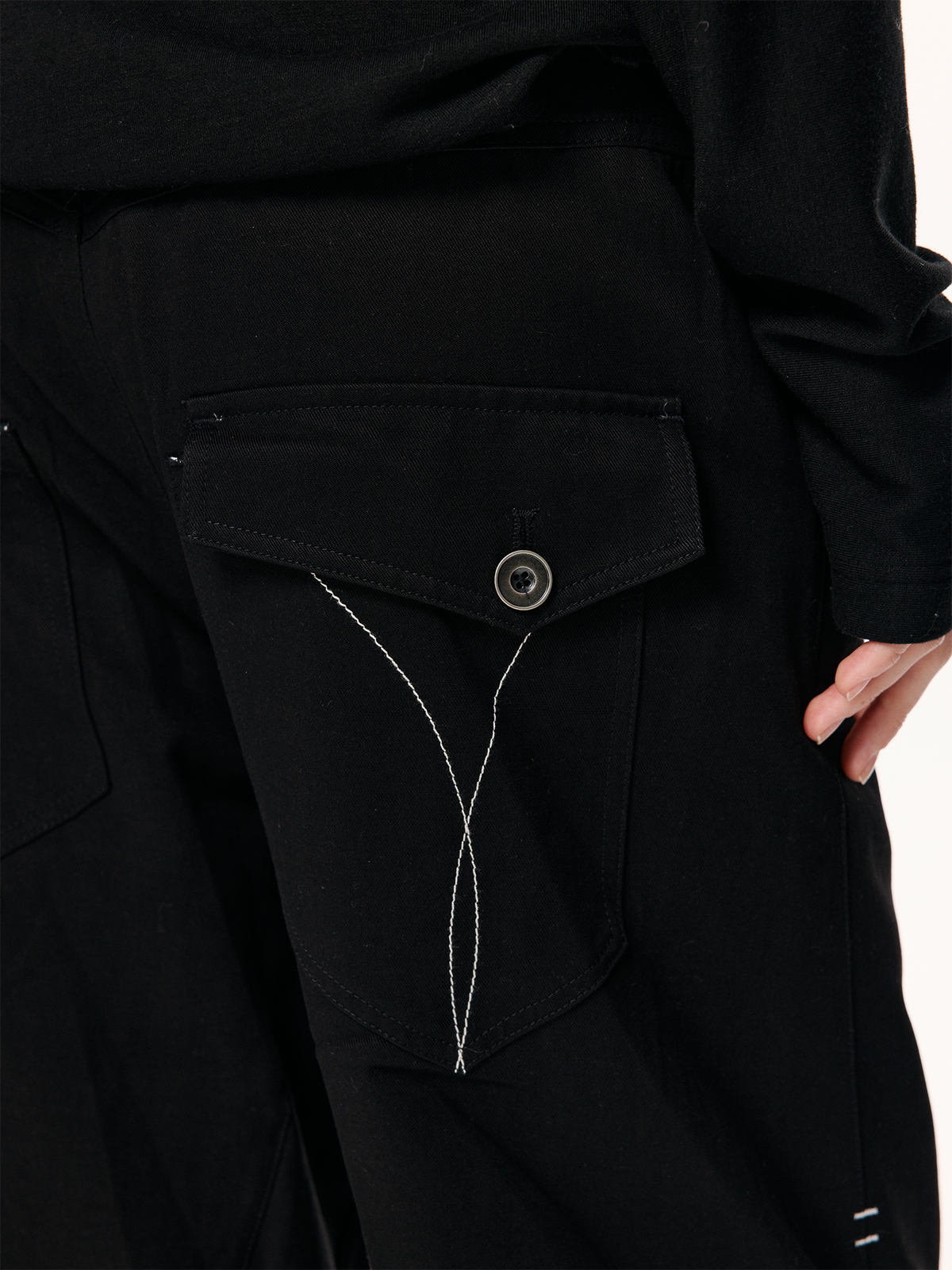KREATE Spiral-Cut Straight-Leg Trousers