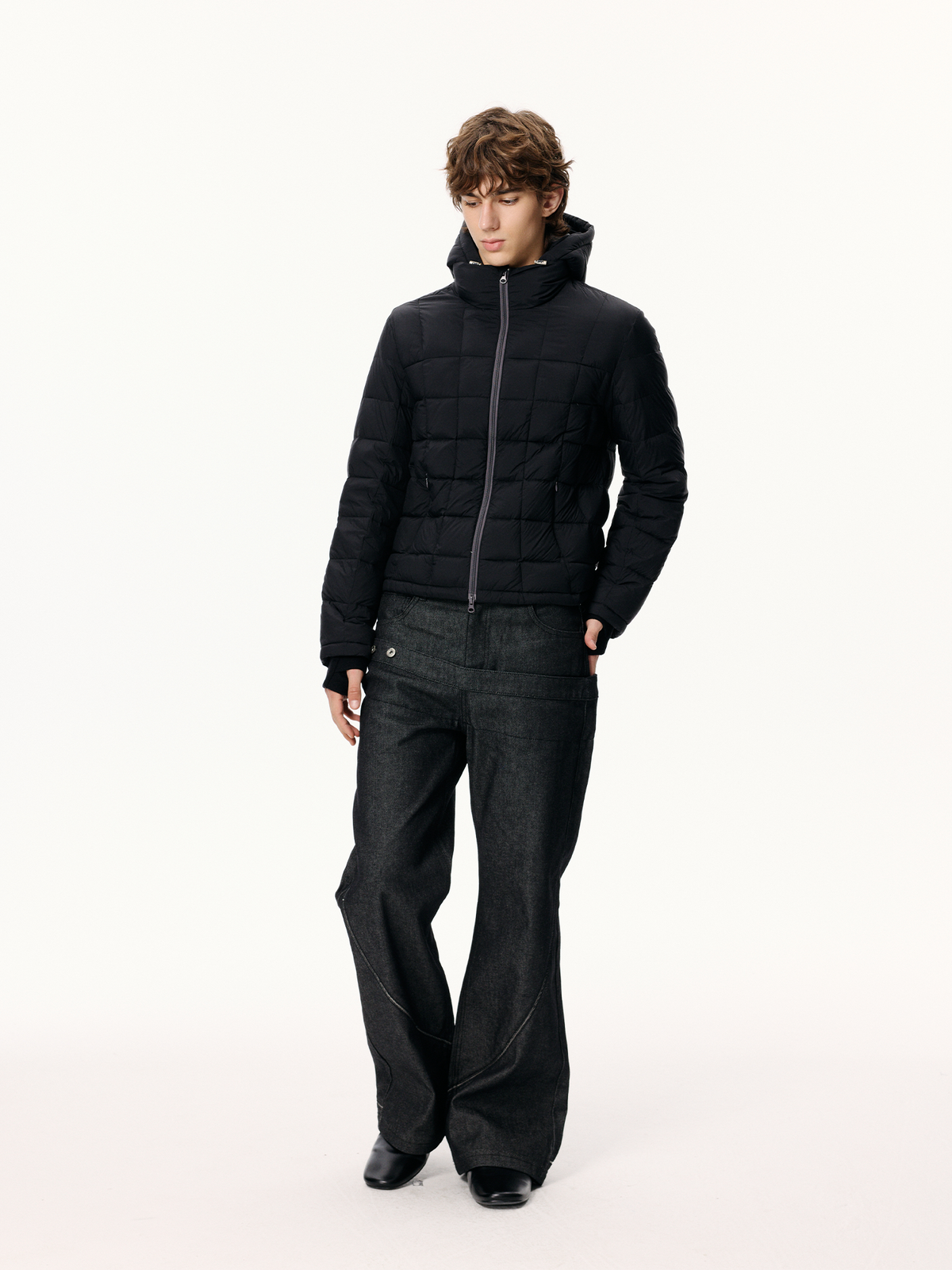 KREATE Detachable Hooded Puffer Jacket