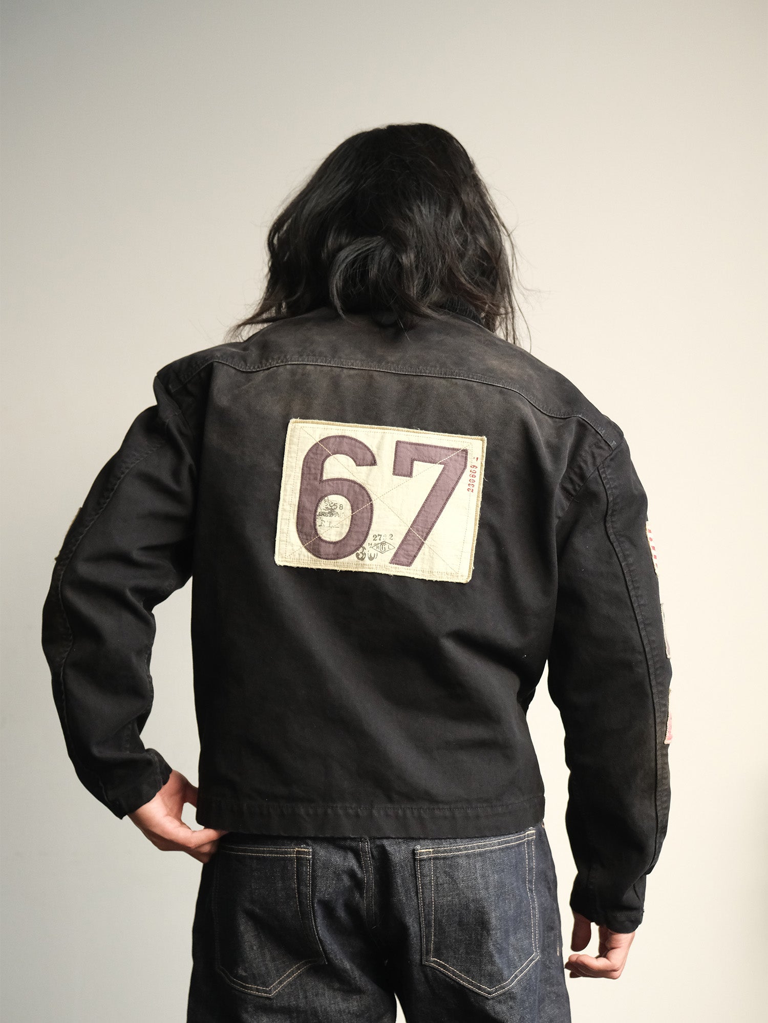 NEIGBORL Distressed Flight-Buckle Workwear Jacket, premium urban and streetwear designers apparel on PROJECTISR.com, NEIGBORL