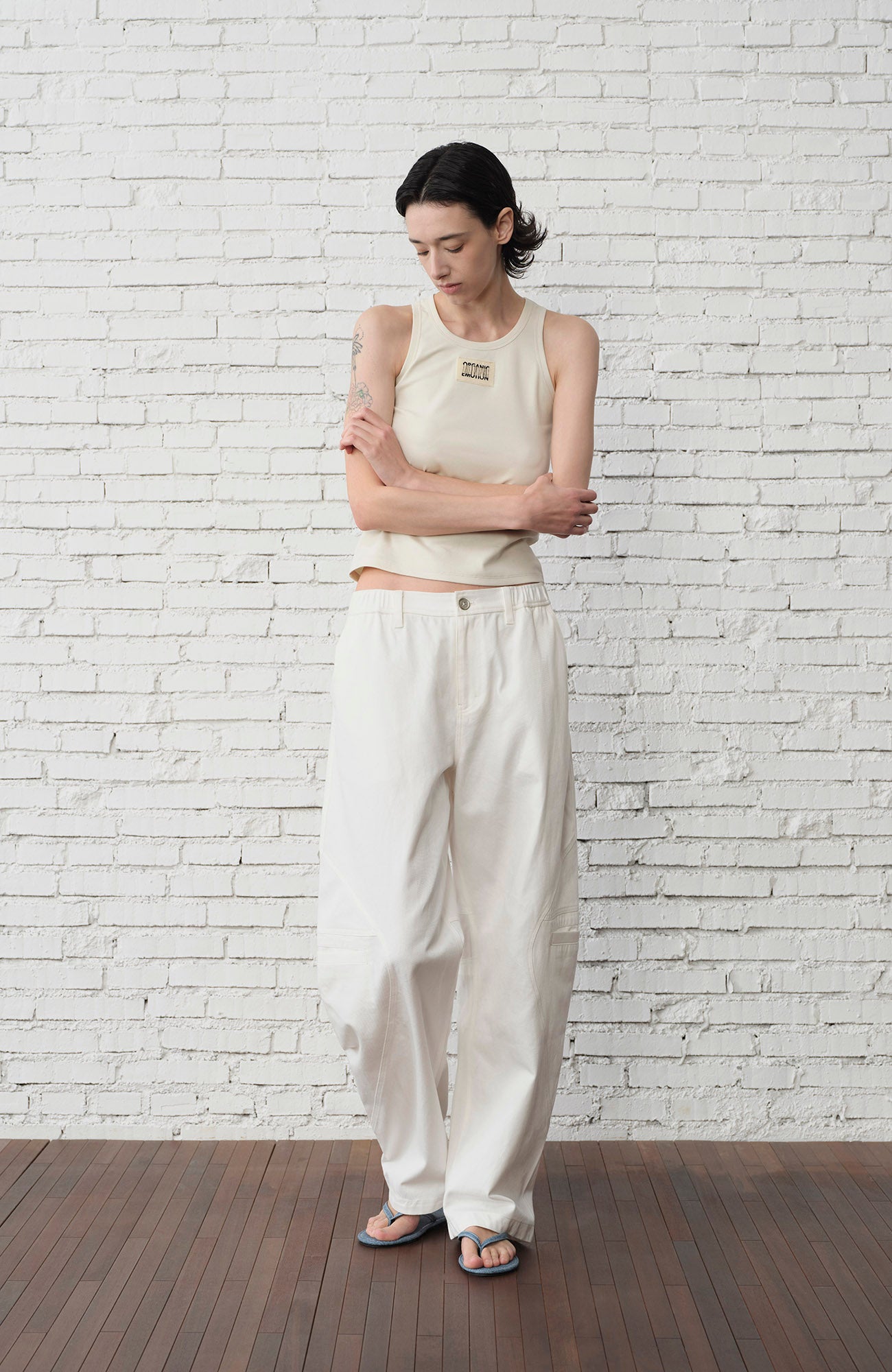 ORGANIC Curved-Seam Workwear Jeans, premium urban and streetwear designers apparel on PROJECTISR.com, ORGANIC EMOTION