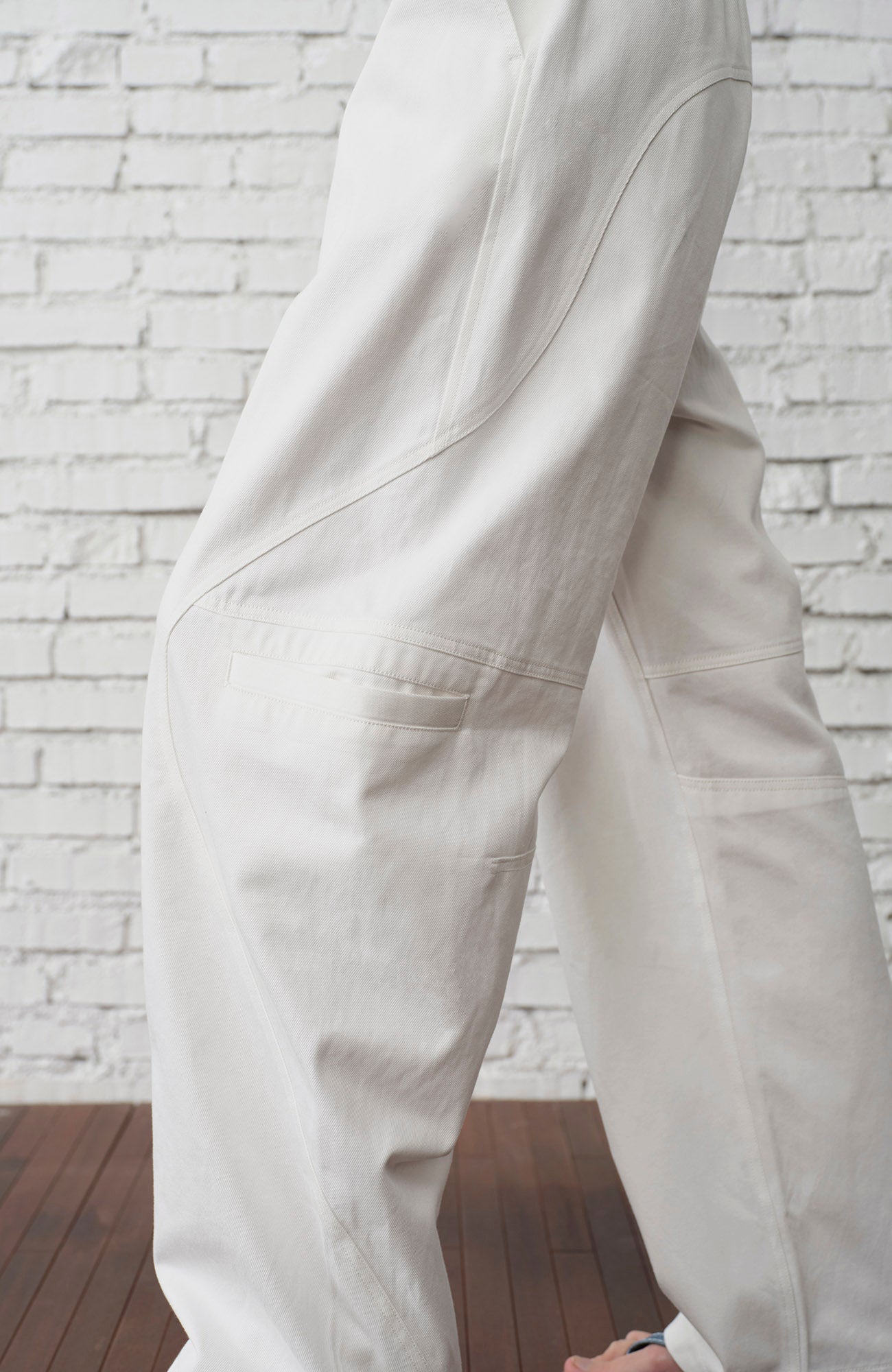 ORGANIC Curved-Seam Workwear Jeans, premium urban and streetwear designers apparel on PROJECTISR.com, ORGANIC EMOTION