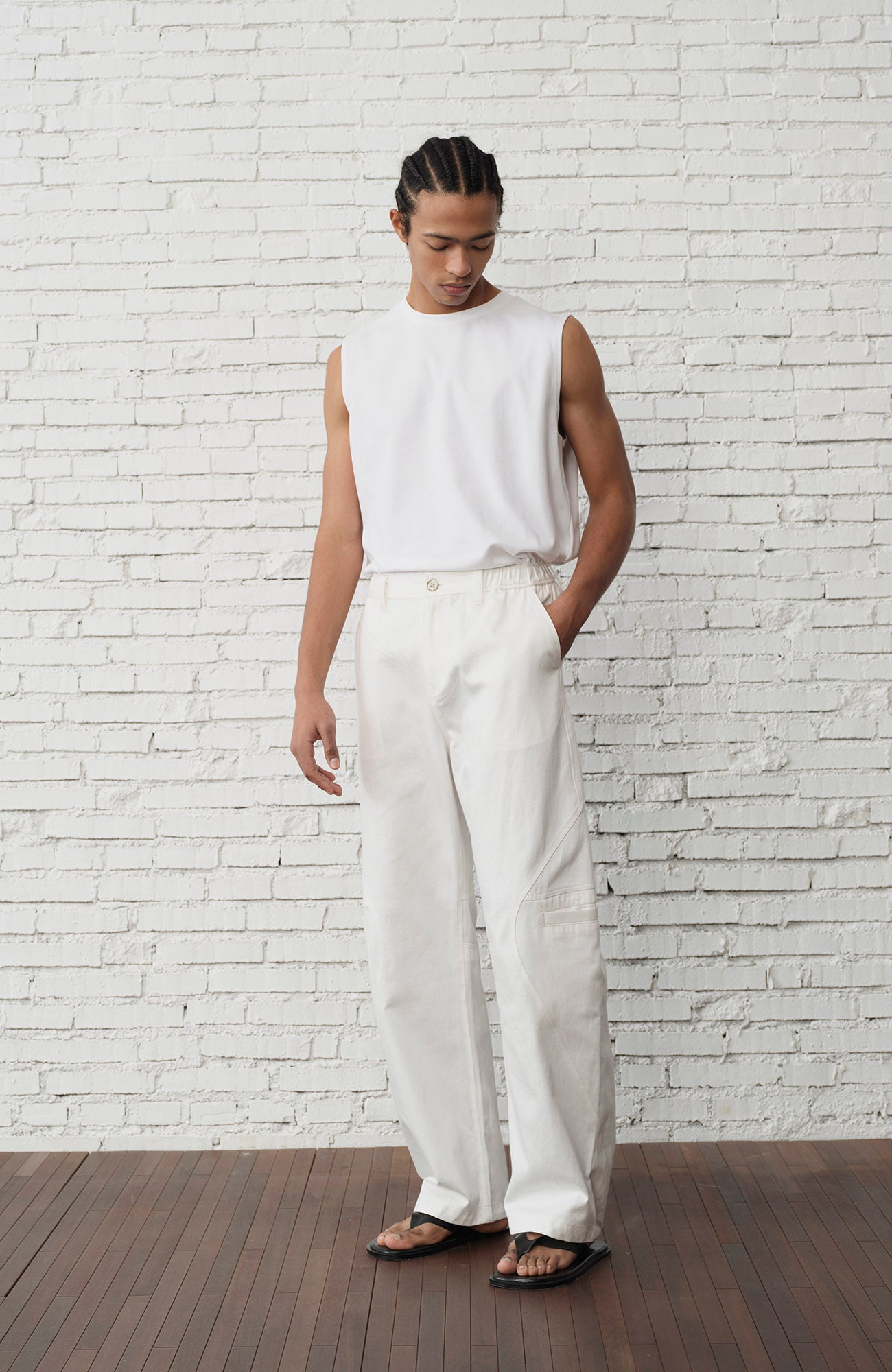 ORGANIC Curved-Seam Workwear Jeans, premium urban and streetwear designers apparel on PROJECTISR.com, ORGANIC EMOTION